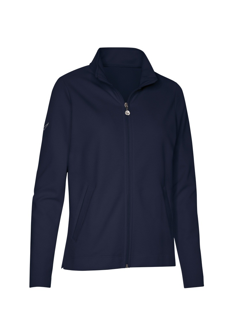 Trigema Sweatjacke »TRIGEMA Jacke mit funkelnden Strass-Steinen«