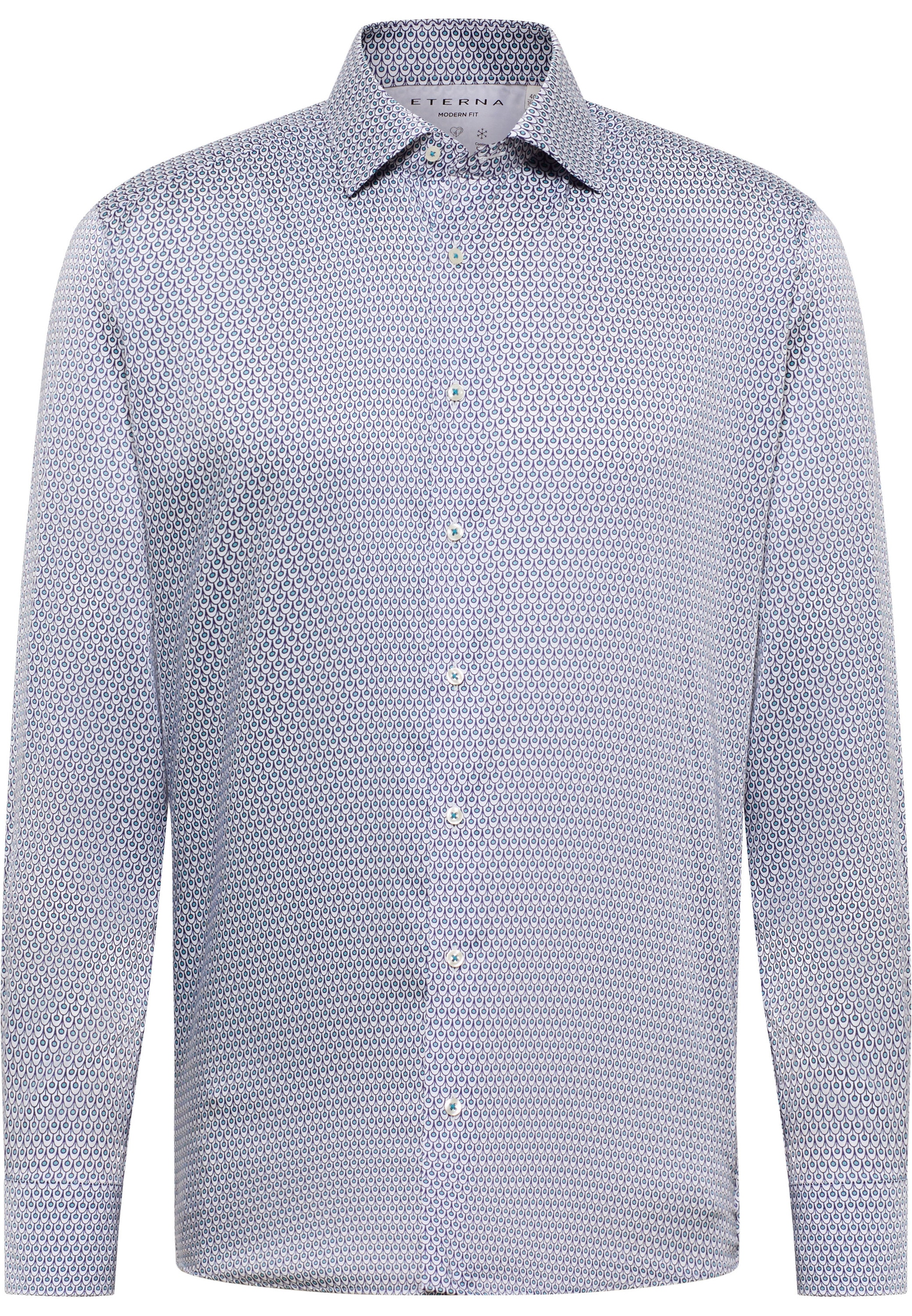 Eterna Langarmhemd »MODERN FIT«, EASY IRON (bügelleicht)