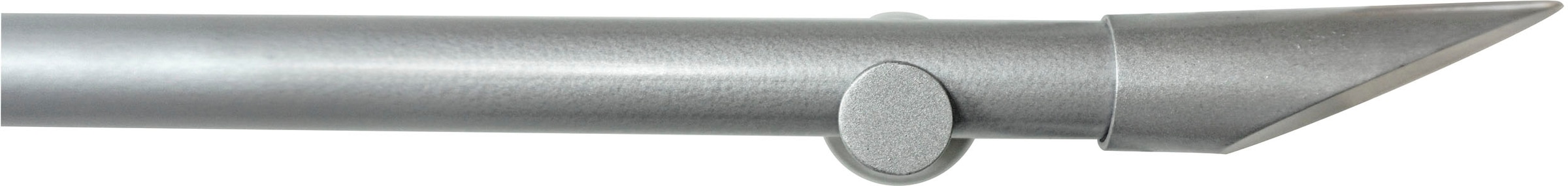 GARESA Gardinenstange »Niko«, 1 läufig-läufig, Fixmaß, Fixlänge 120, 160, 200 cm, mit Ringe und Haken