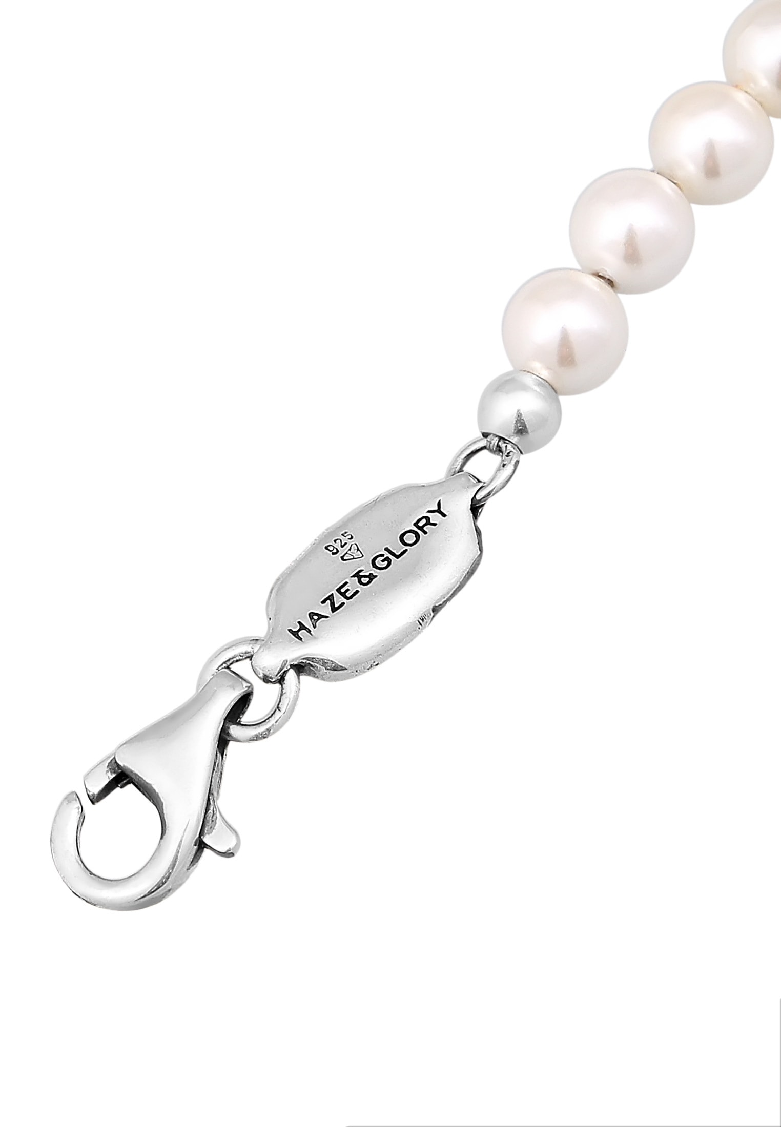 HAZE & GLORY Armkette »Armband Perlenarmband - Pearl it out 925 Sterling Silber«