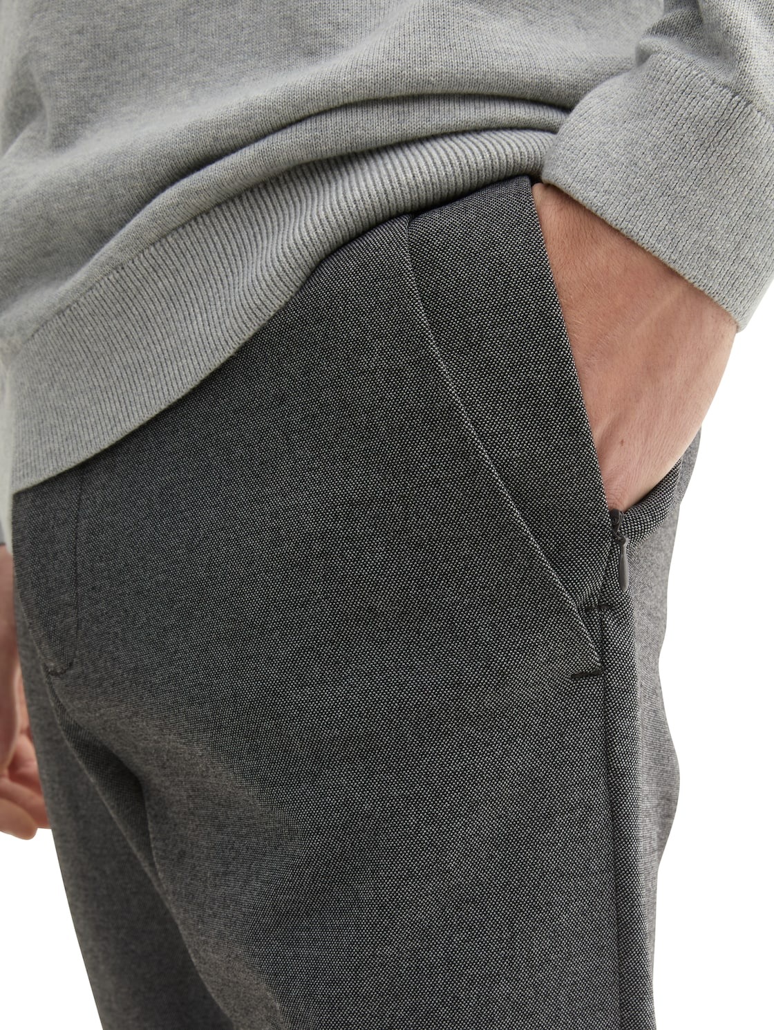 TOM TAILOR Chinohose  slim mit Viskose und Stretch