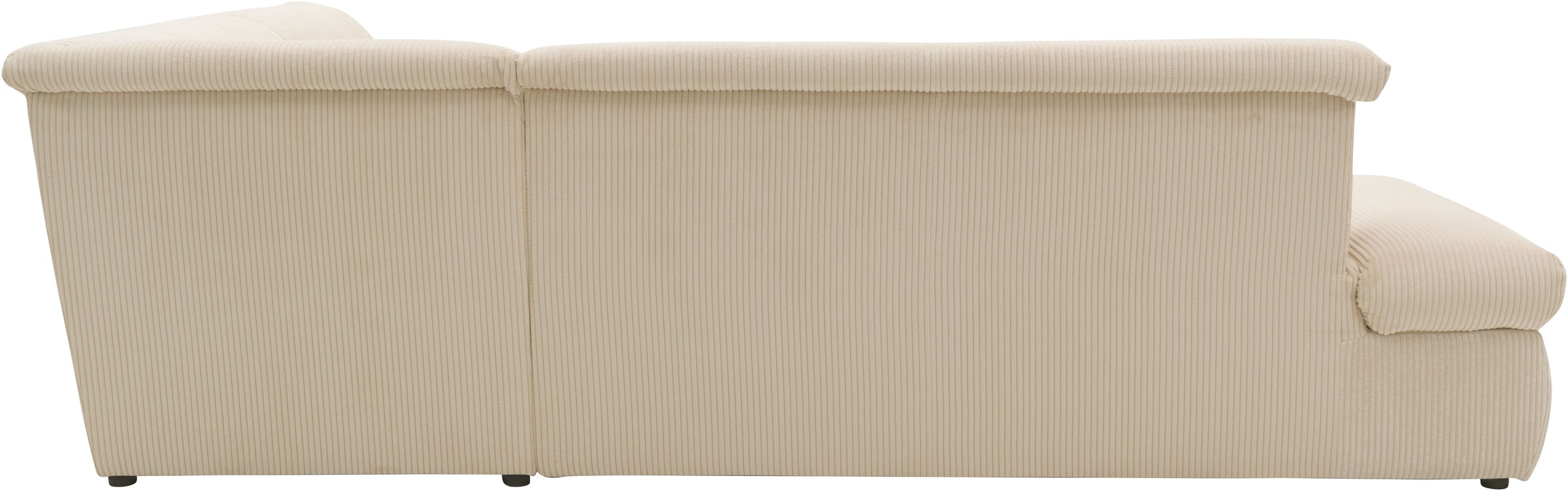 DOMO collection Ecksofa »Moric L-Form«, wahlweise mit Bettfunktion und Armlehnenverstellung, auch in Cord