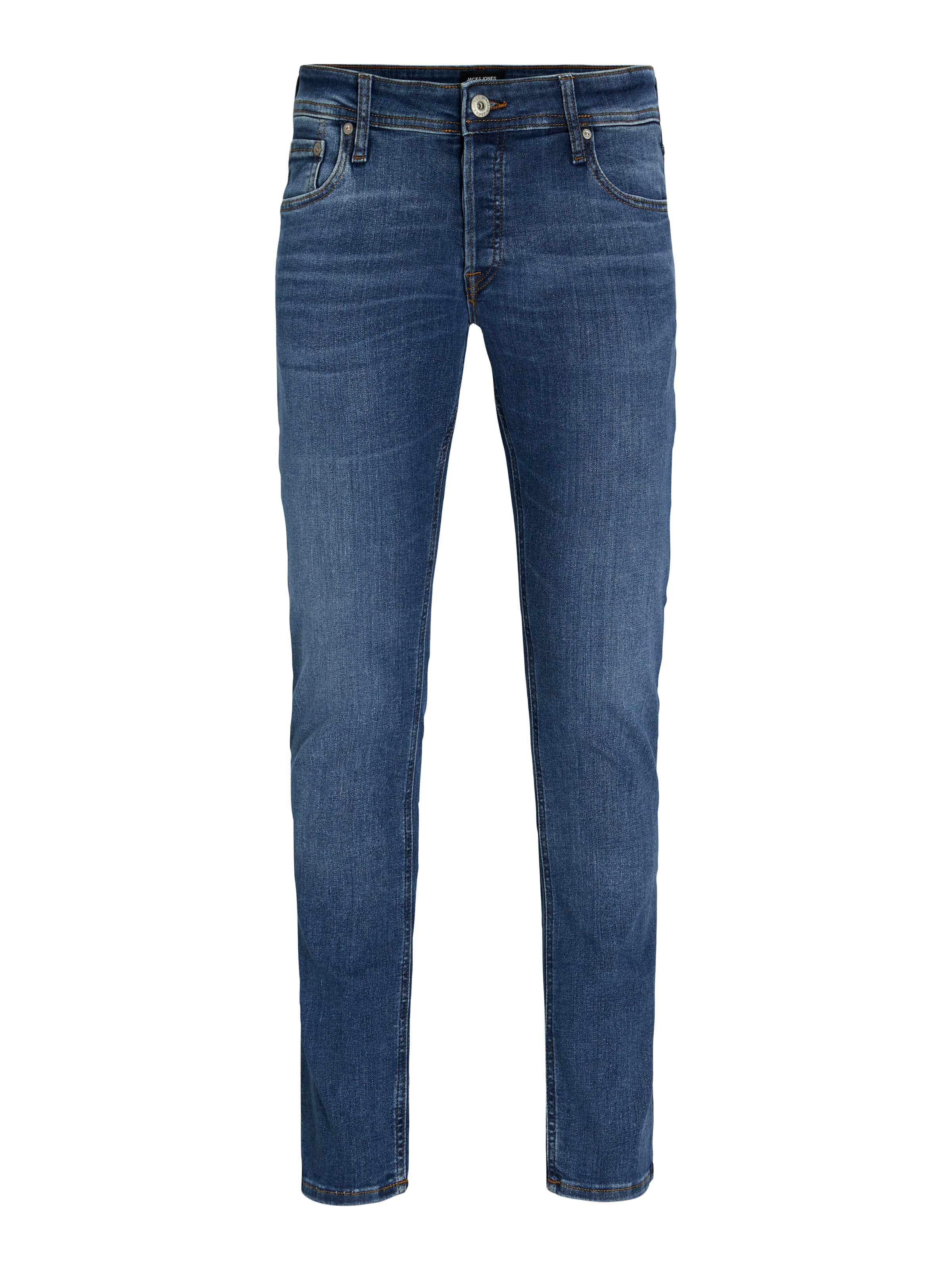 Jack & Jones Slim-fit-Jeans »JJIGLENN  Slim-Fit mit Stretch und praktischer 5-Pocket-Form« mit Abriebeffekten