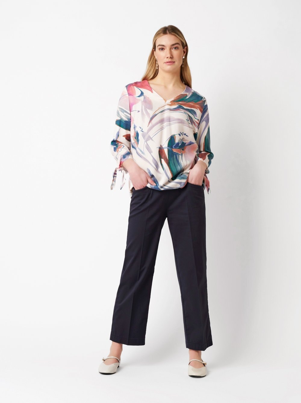 TONI Klassische Bluse »Anna« mit kunstvollem Druck