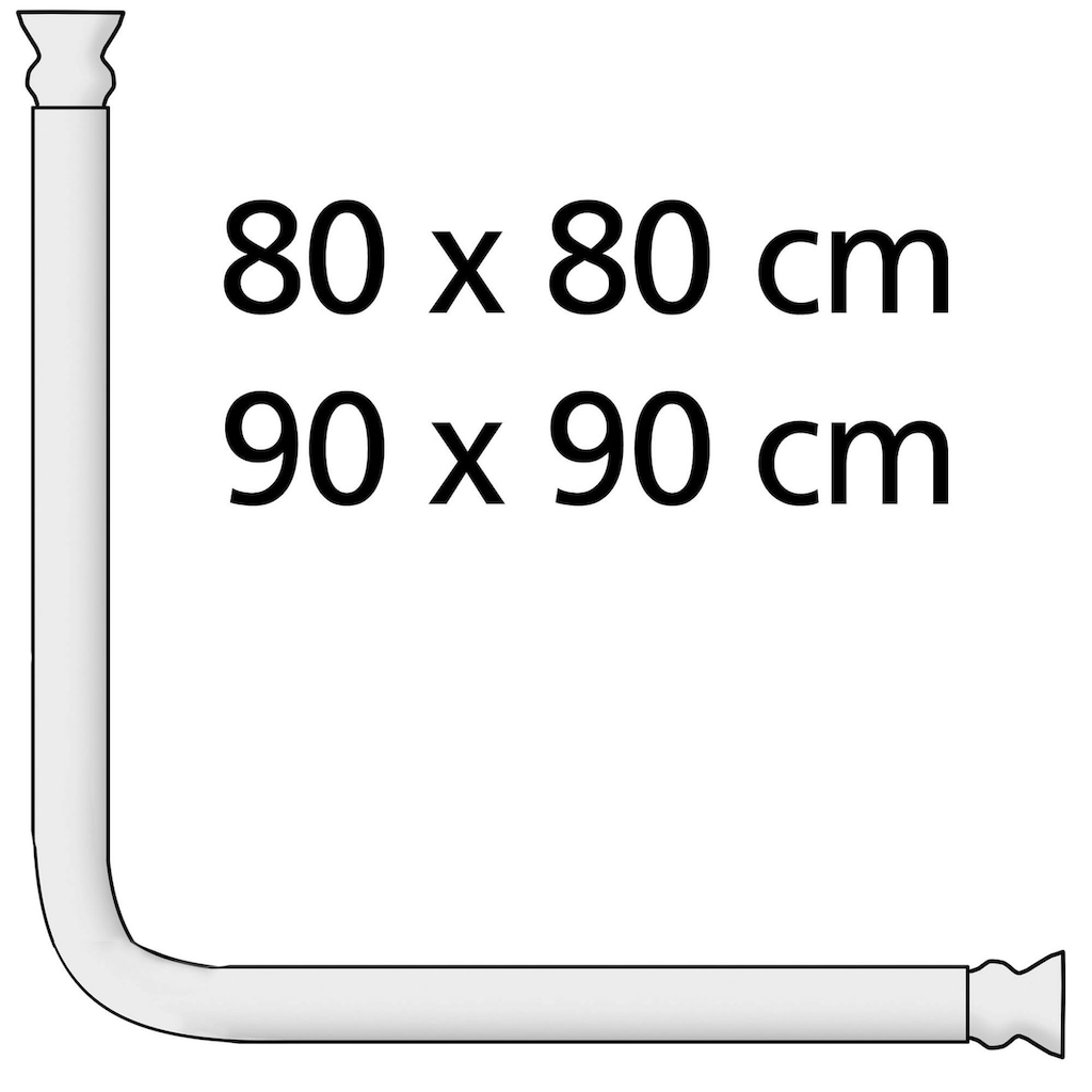 WENKO Duschvorhangstange »Universal«, Fixmaß