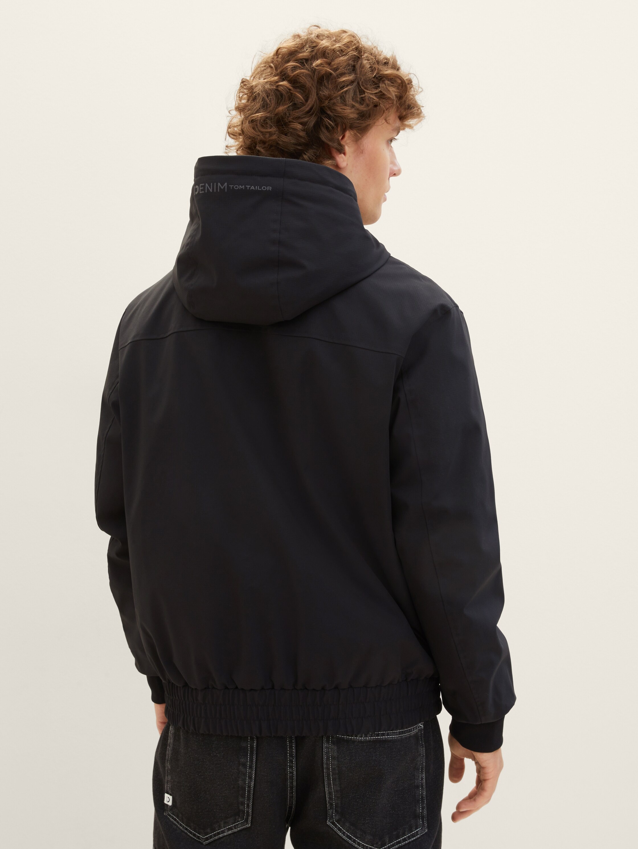 TOM TAILOR Denim Blouson, mit Kapuze