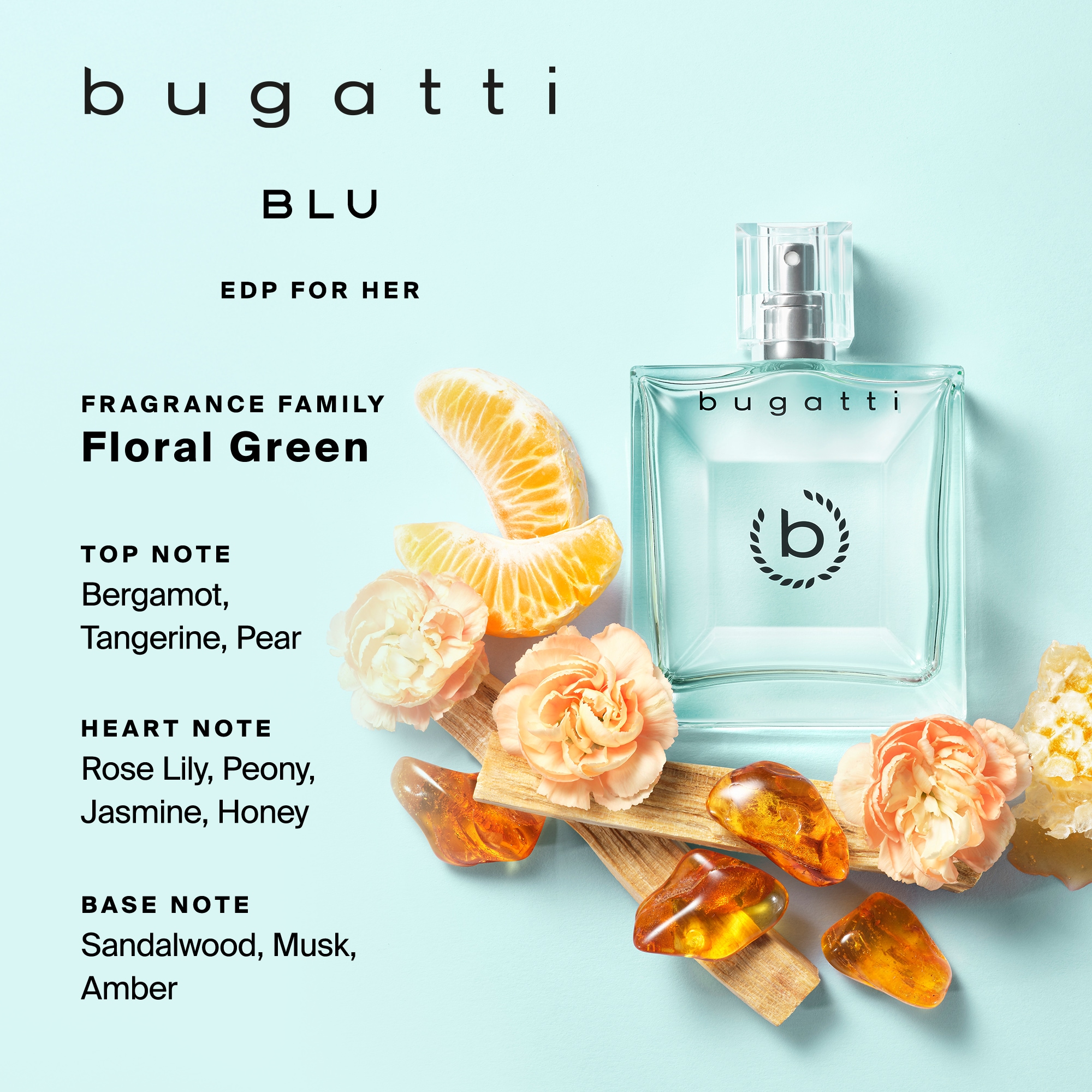 bugatti Eau de Parfum »bugatti BLU for her EdP 60ml«