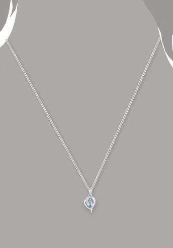 Amor Kette mit Anhänger »Herz« mit Zirkonia (synth.)