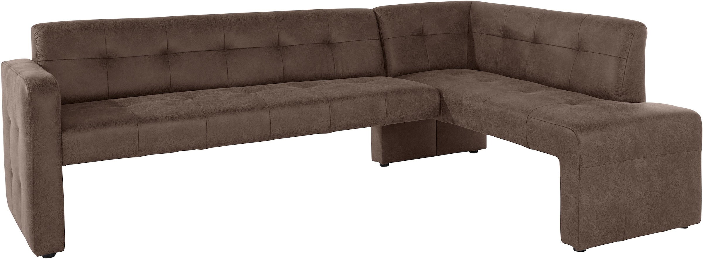 exxpo - sofa fashion Eckbank »Barista mit toller Detailverarbeitung, hohe Bodenfreiheit« Komfortsitzhöhe 49cm, Frei im Raum stellbar