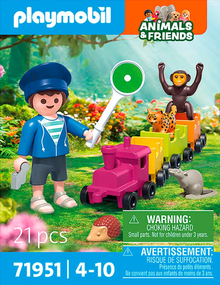 Playmobil® Konstruktions-Spielset »Kleine Lokausfahrt (71951), Animals & Friends« Made in Europe