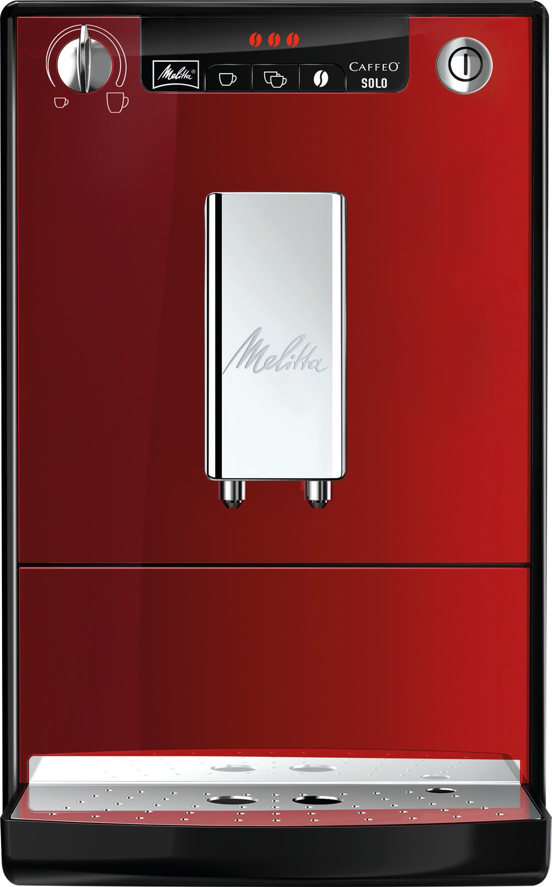 Jahren nur Café 20cm XXL breit & Melitta Kaffeevollautomat chili-red«, Perfekt »Solo® 3 Garantie für crème Espresso, E950-204, mit