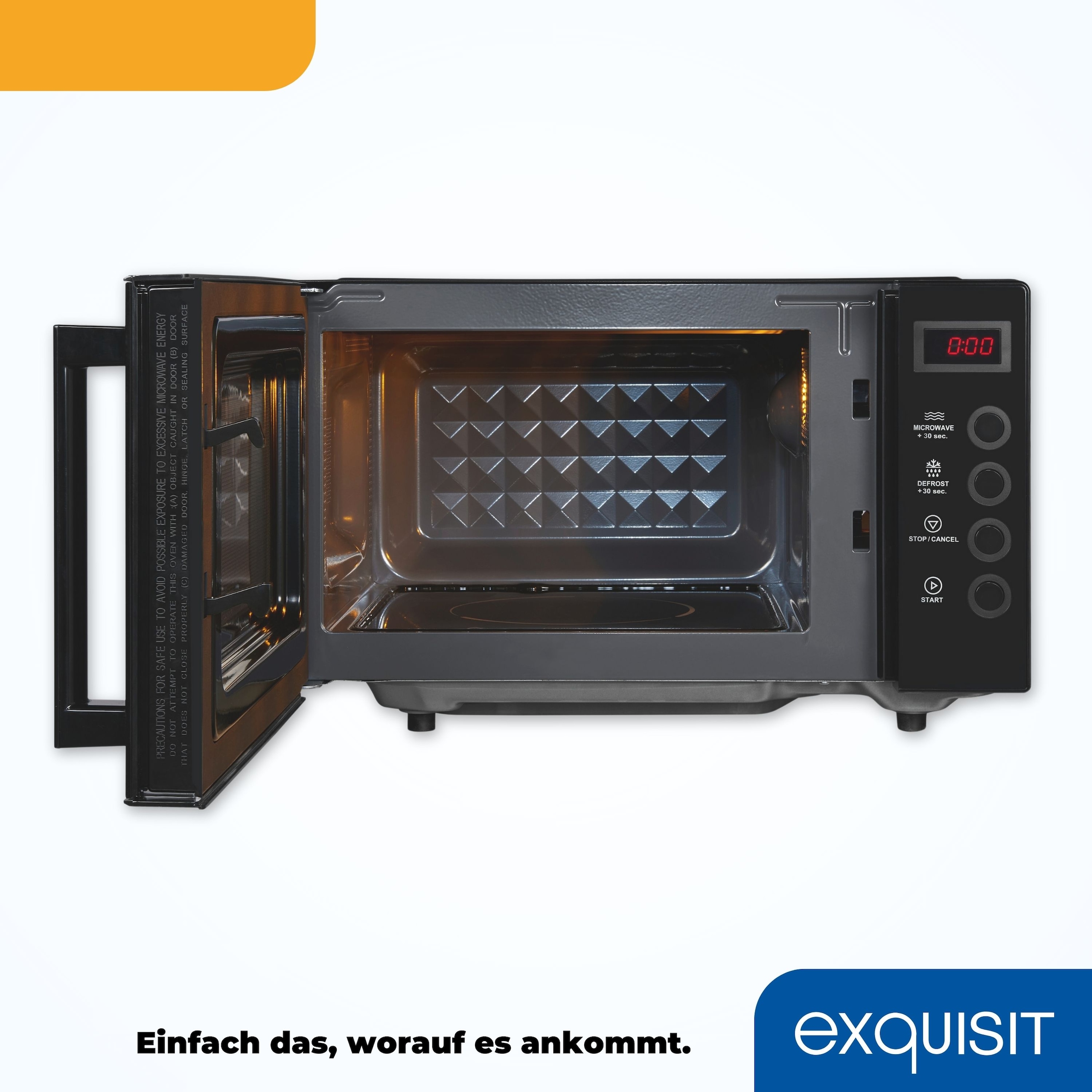 exquisit Mikrowelle »MW7020-F-030DI«, Mikrowelle, schwarz