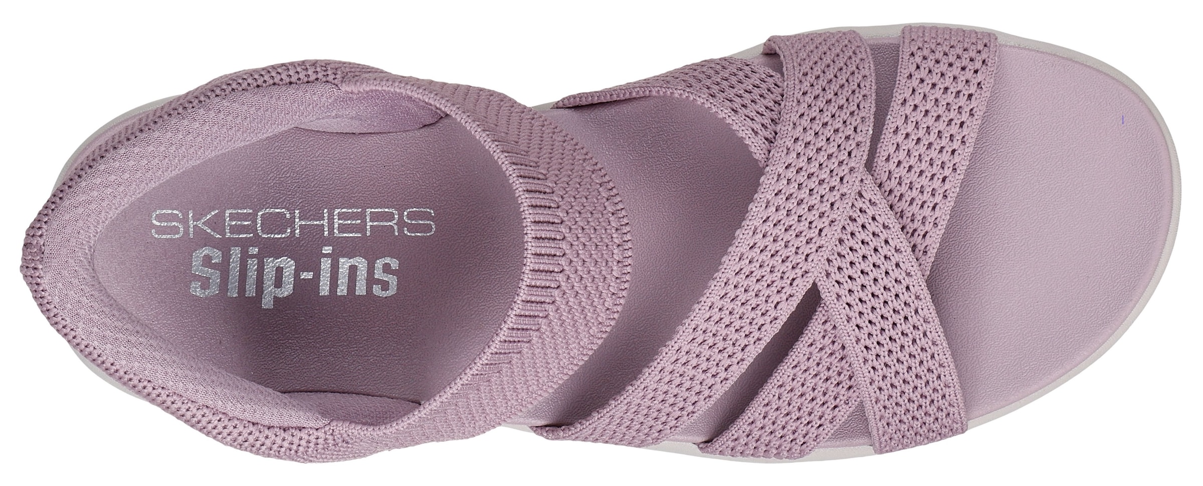 Skechers Keilsandalette »ARYA«, Freizeitschuh, Sandale in veganer Verarbeitung