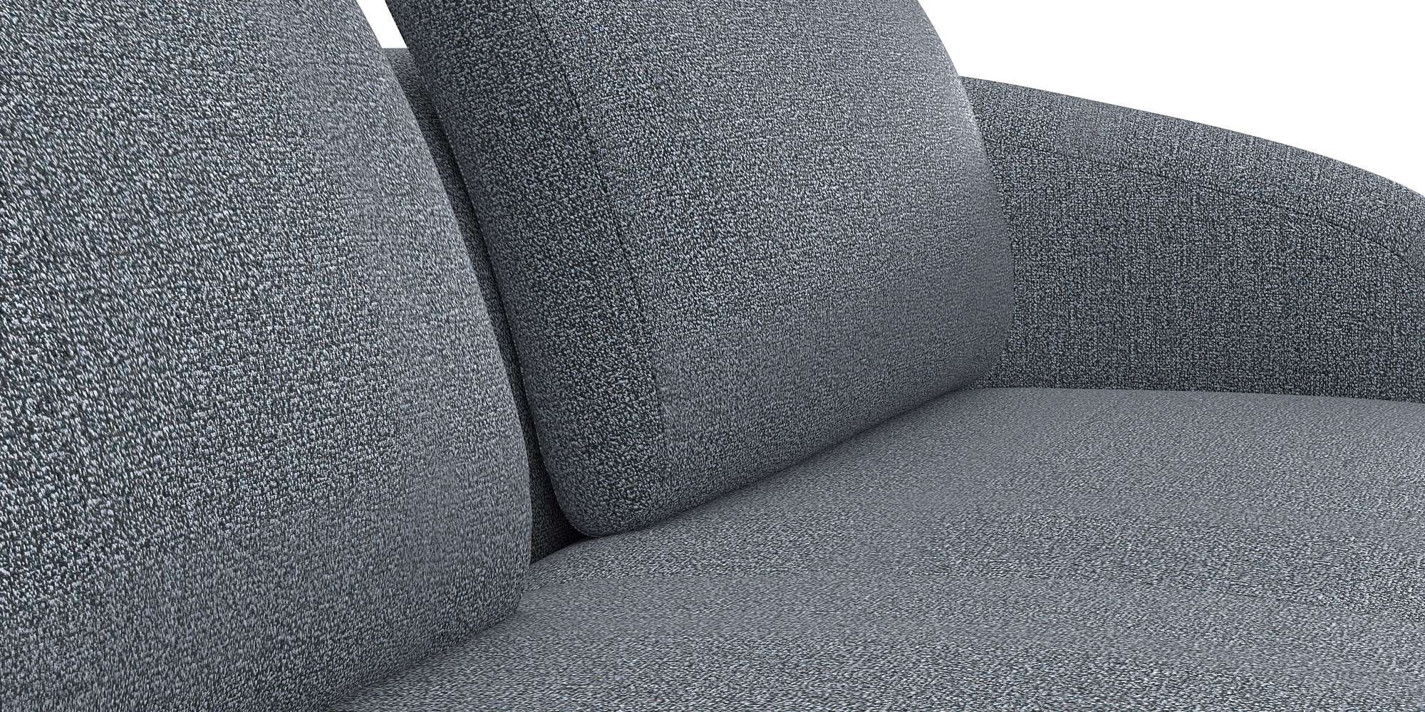 FLEXLUX Wohnlandschaft »Torino, rund, L-Form, Sofa-Ecke mit Recamiere, Longchair-Sofa«, Modernes, organisches Sofa-Design, Kaltschaum, Wellenunterfederung