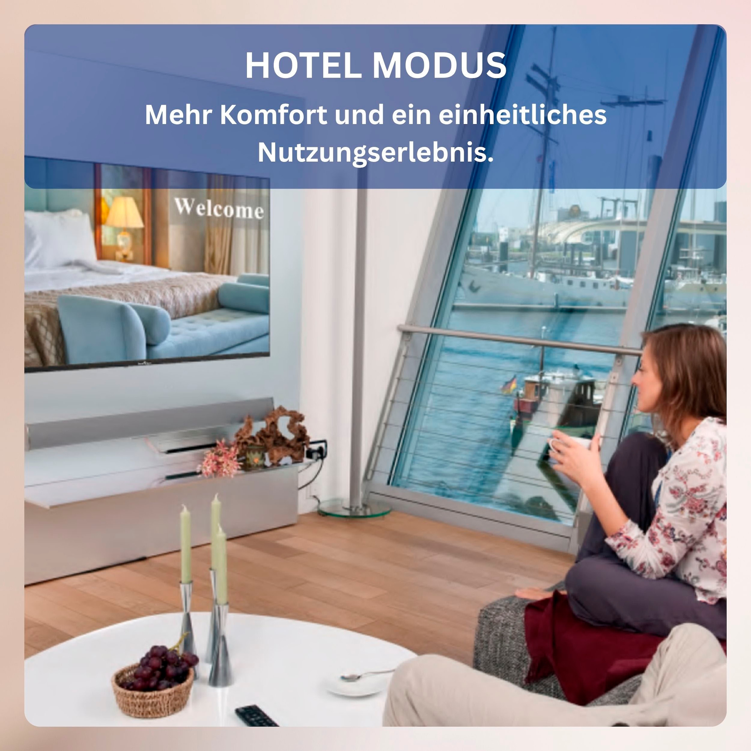 Smart Tech QLED-Fernseher »24QV02VC« 60 cm/24 ″ HD