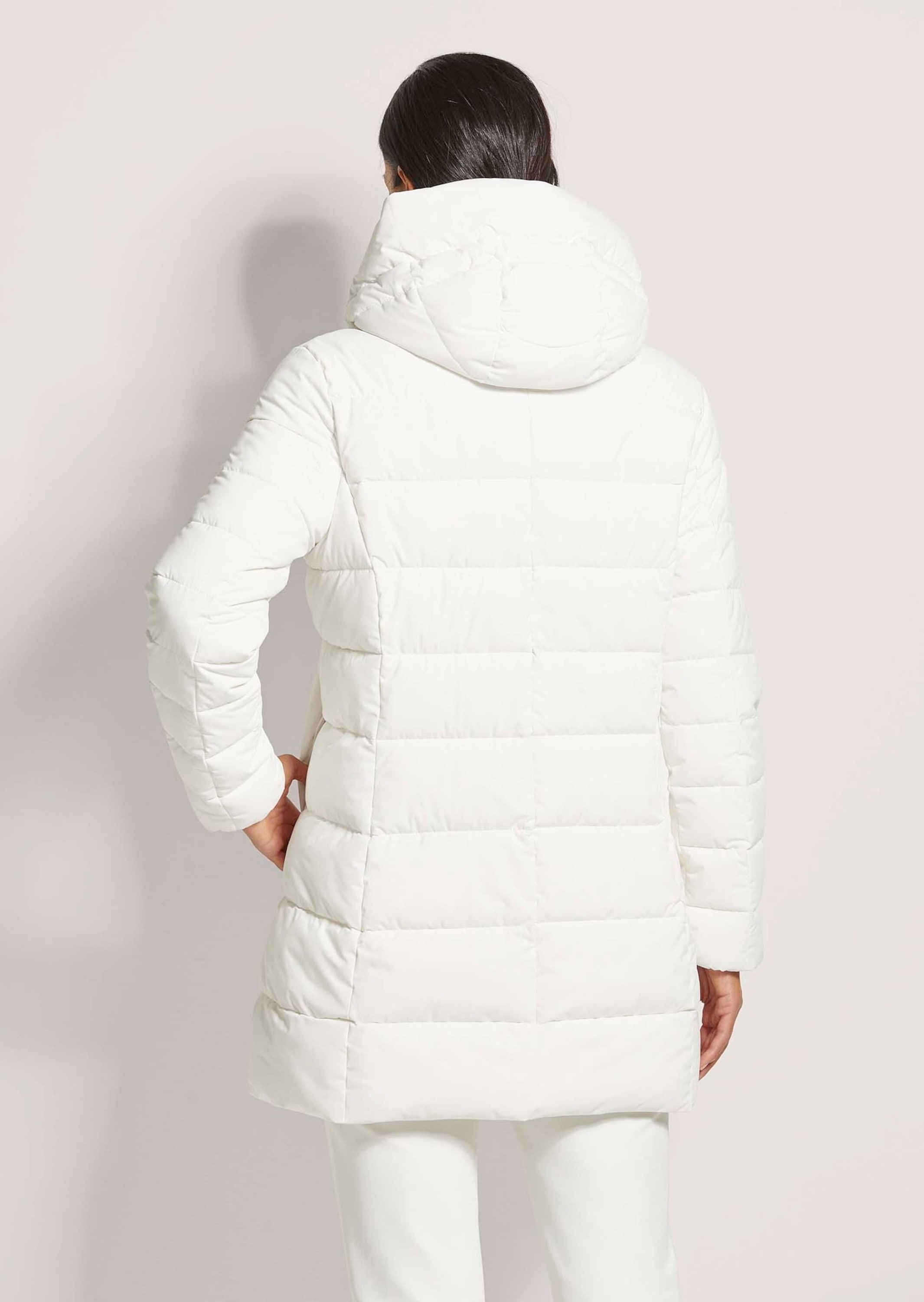 MADELEINE Steppjacke »Winterjacke Lange Steppjacke mit Kapuze«