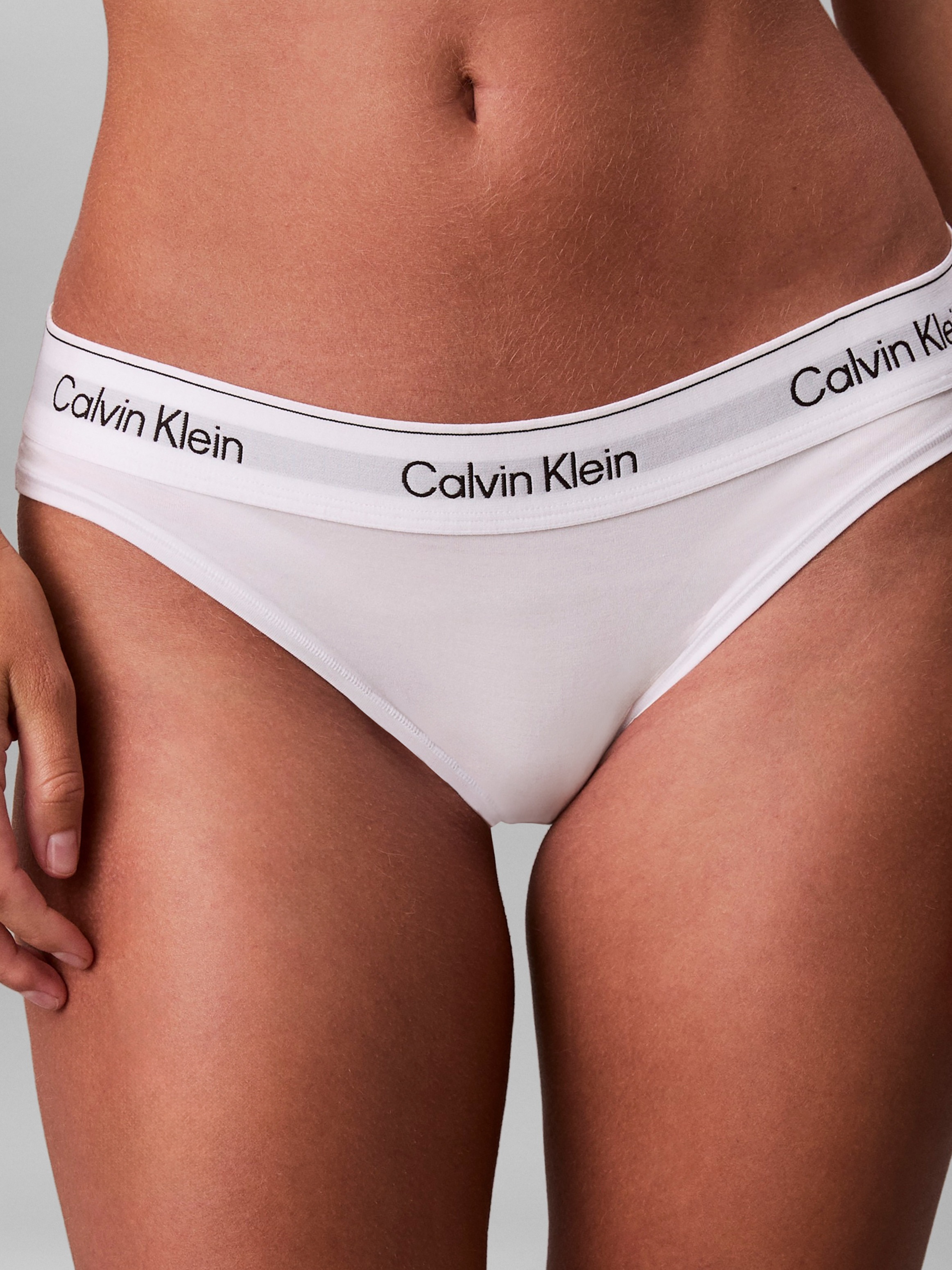 Calvin Klein Underwear Bikinislip »MODERN COTTON«, mit breitem Bündchen