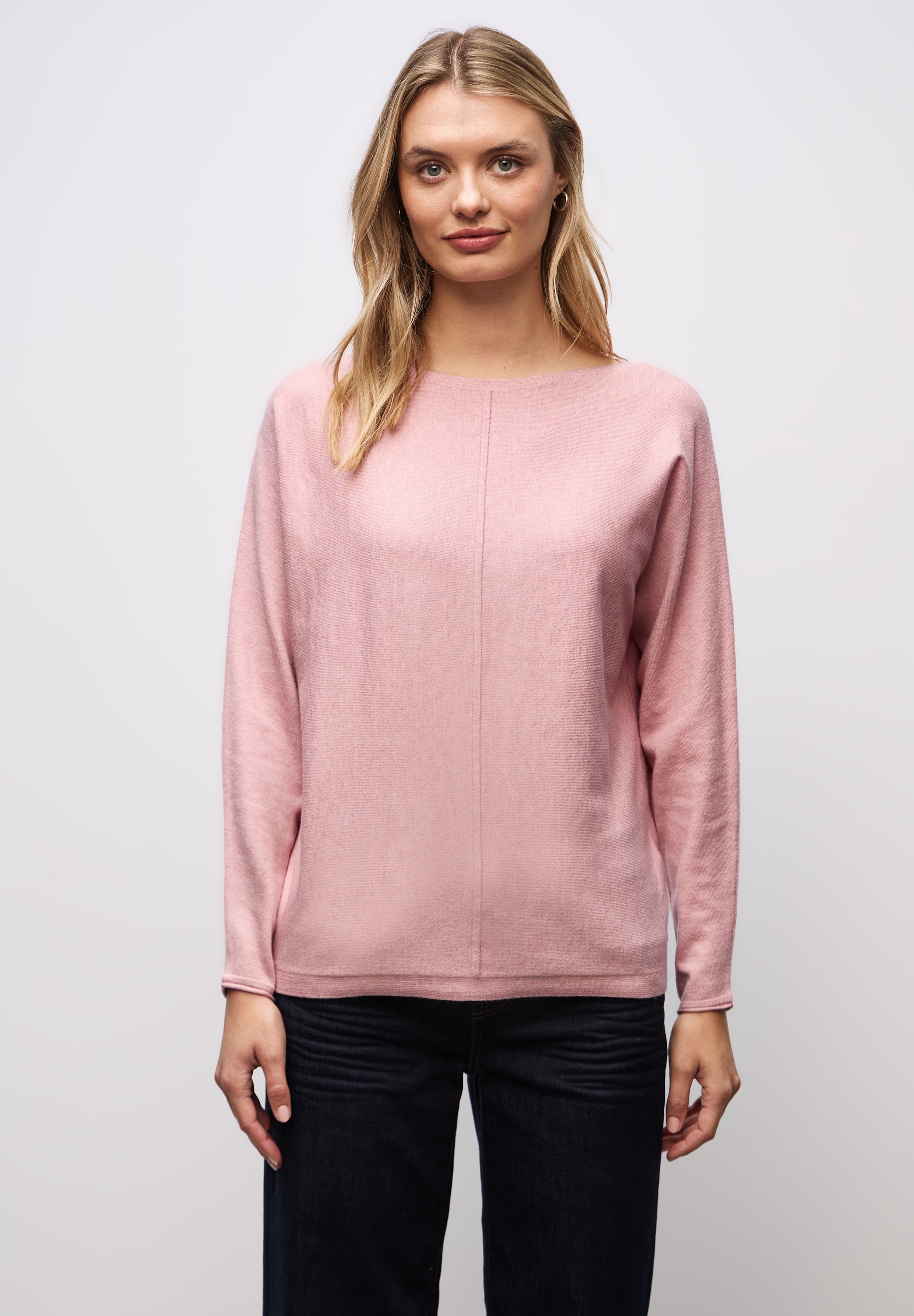 STREET ONE Strickpullover Dolman, mit U-Boot-Ausschnitt