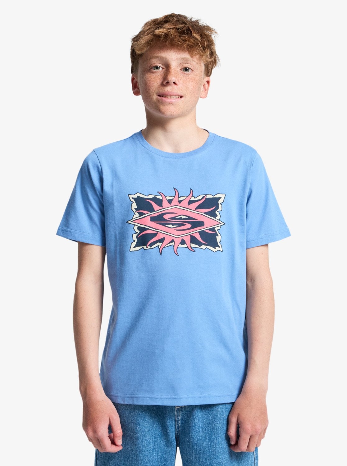 Quiksilver T-Shirt »STARFISH STAMP SHORT SLEEVE« für Kinder und Jugendliche geeignet, kurze Ärmel, aus Baumwolle