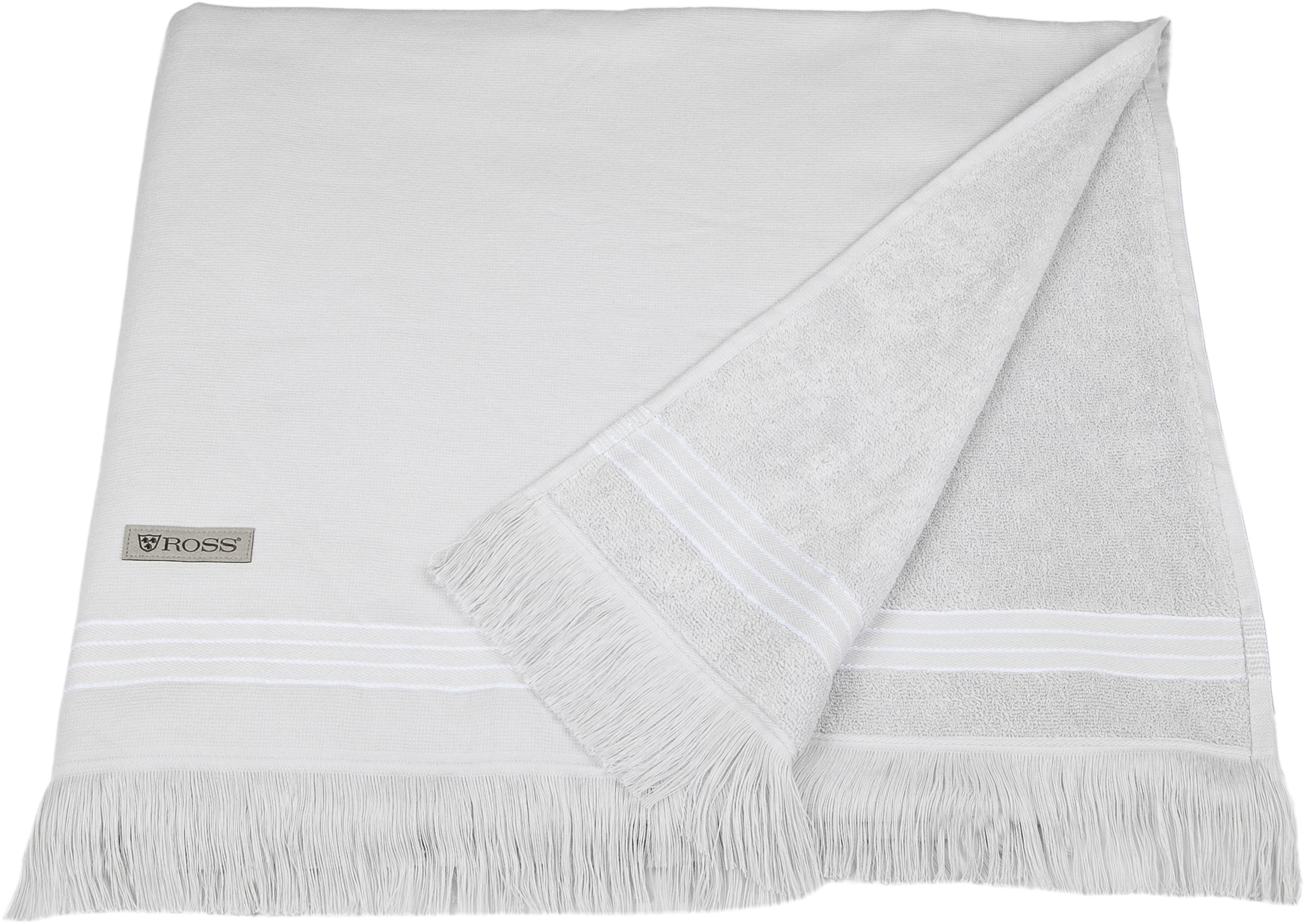 ROSS Hamamtuch »Hamam«, (Packung, 1 St., 1 Hamamtuch), idealer Begleiter für Strand, Sauna oder Wellnessbereich