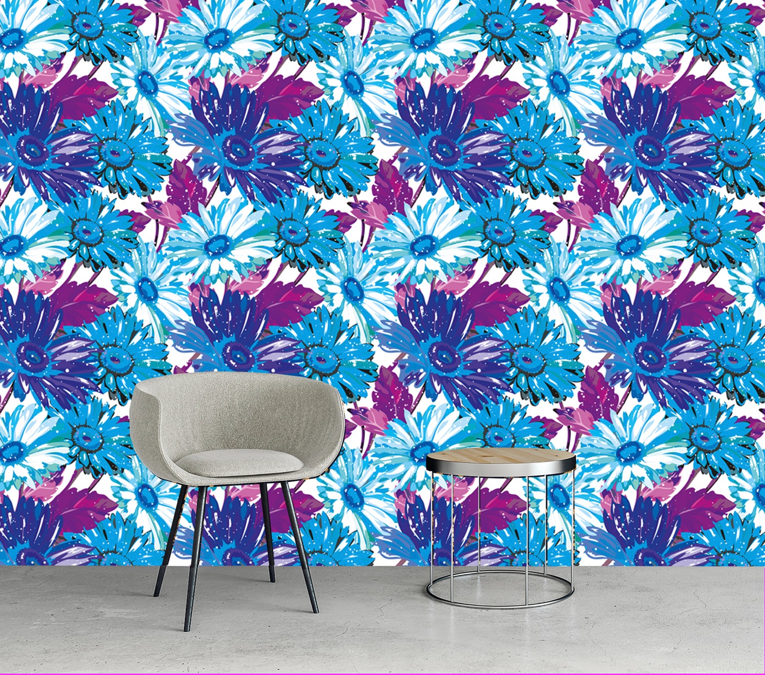 queence Vinyltapete »Joshua« Motiv | bedruckt | botanisch | floral | gemustert | natürlich glatt 90x250cm, selbstklebend, kinderleichte Anbringung, , Sticker