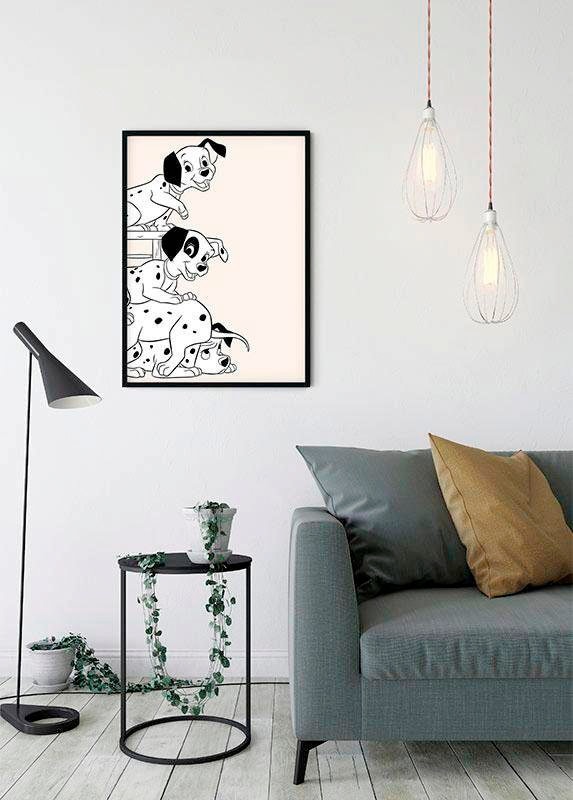 Komar Poster Jahren Dalmatiner Wohnzimmer Schlafzimmer, Garantie | online Playing«, 3 XXL mit Disney, St.), (1 kaufen »101 Kinderzimmer