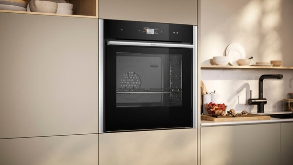 NEFF Einbaubackofen N 90 »B64FS31N0«, mit Teleskopauszug nachrüstbar, EasyClean®, AirFry-Funktion