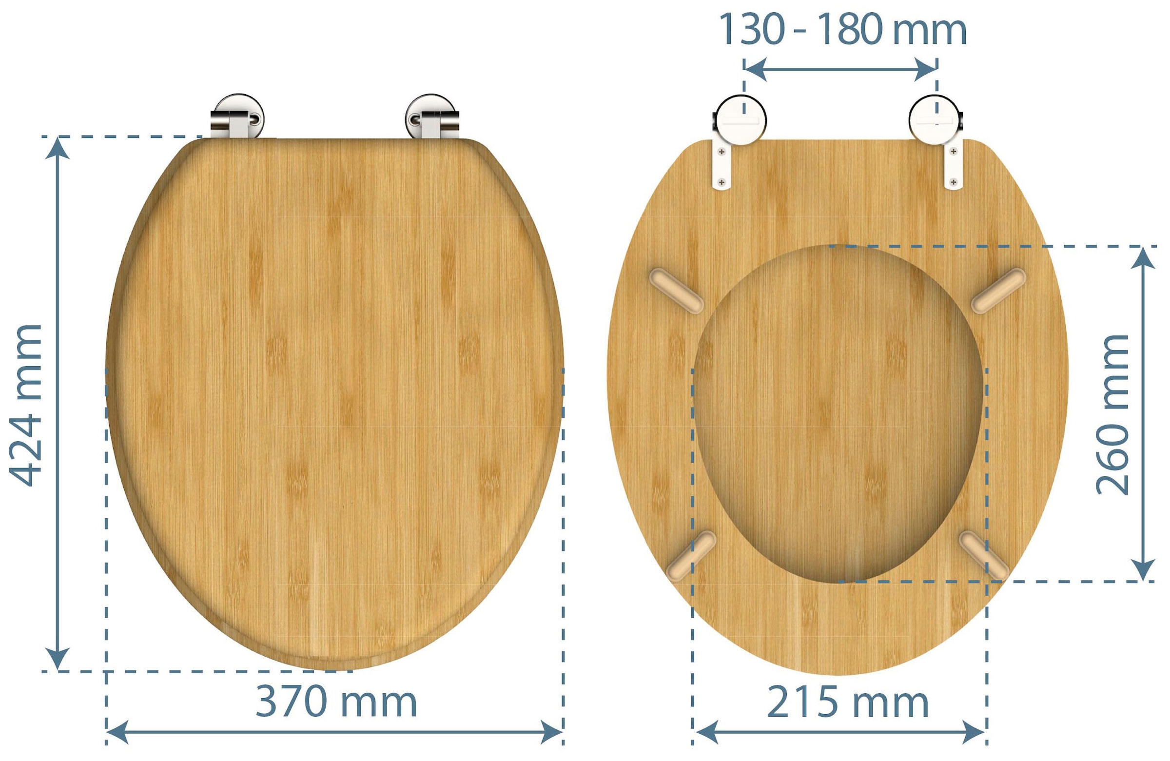 Schütte WC-Sitz »NATURAL BAMBOO«, aus Bambus Vollholz