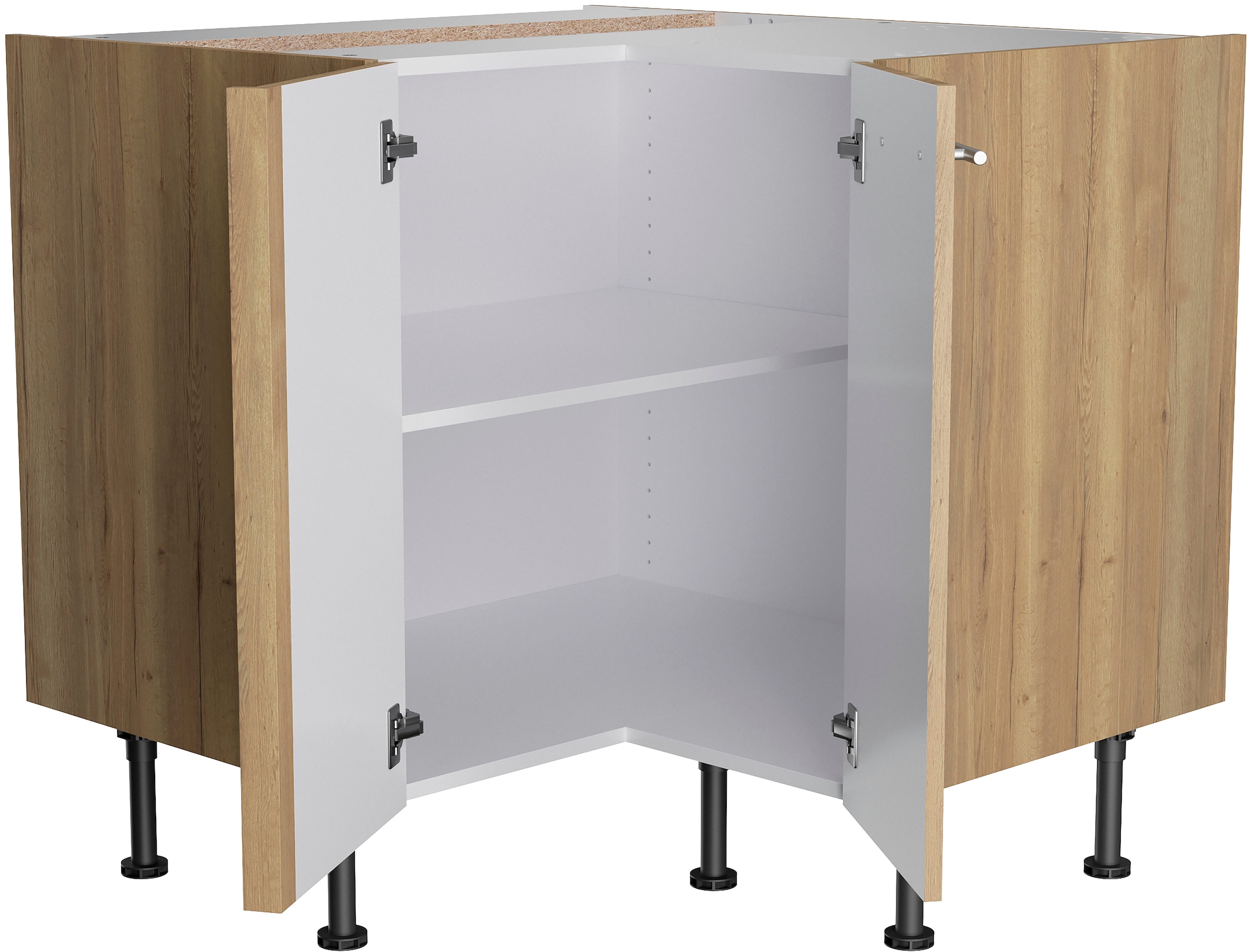 OPTIFIT Eckunterschrank »Klara« Breite 90 x 90 cm