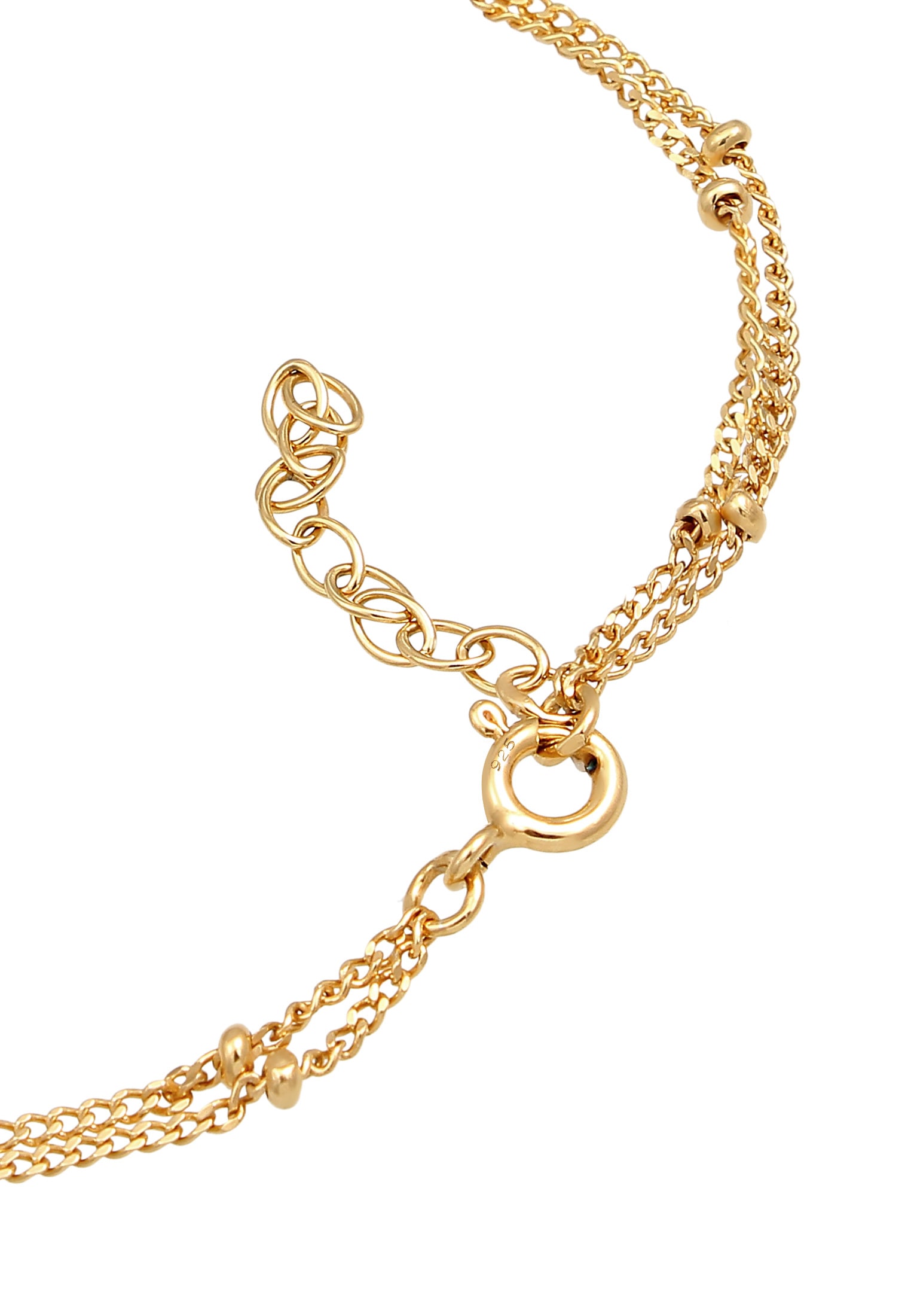 Elli Armkette »Armband Layer Kugel Kettchen Basic Trend 925er Silber«