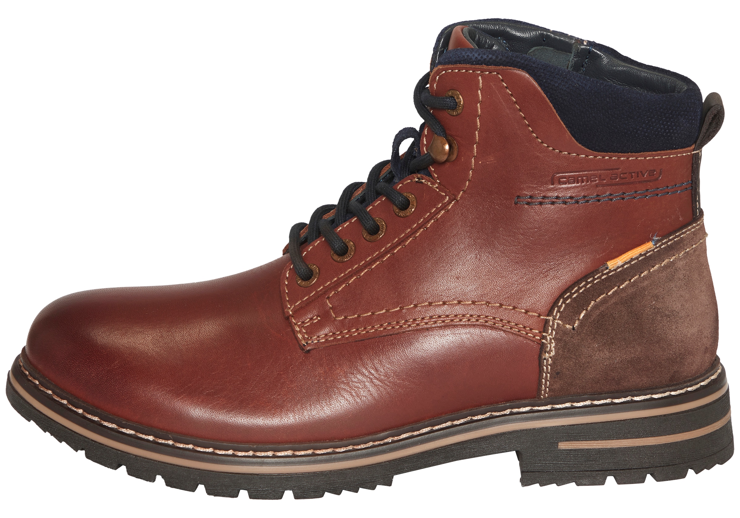 camel active Schnürboots  Winterboots, Stiefel mit Reißverschluss