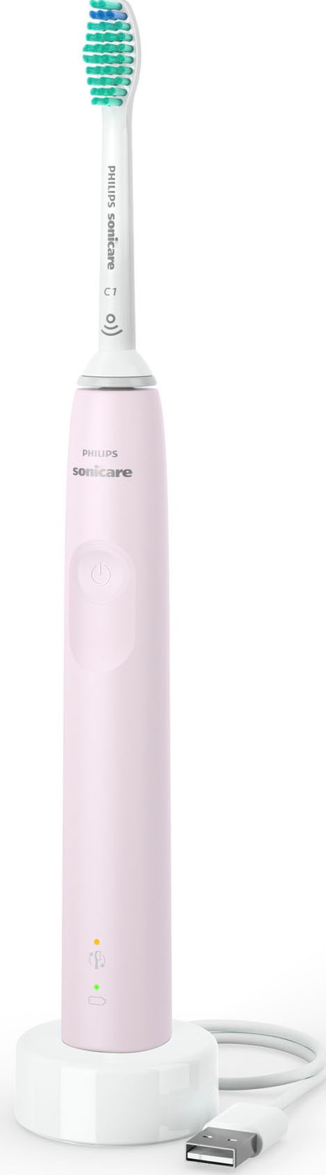 Philips Sonicare Elektrische Zahnbürste »Series 3100 HX3673«, 1 St. Aufsteckbürsten, mit Schalltechnologie, 4-Quadranten-Timer und 2-Minuten-Timer