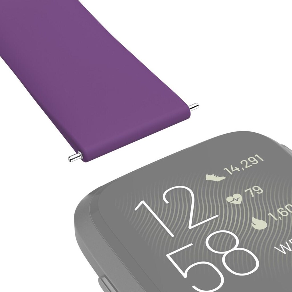 Hama Smartwatch-Armband »Ersatzarmband für Fitbit Versa 2/ Versa/Versa Lite, 22mm, 22,7 cm«