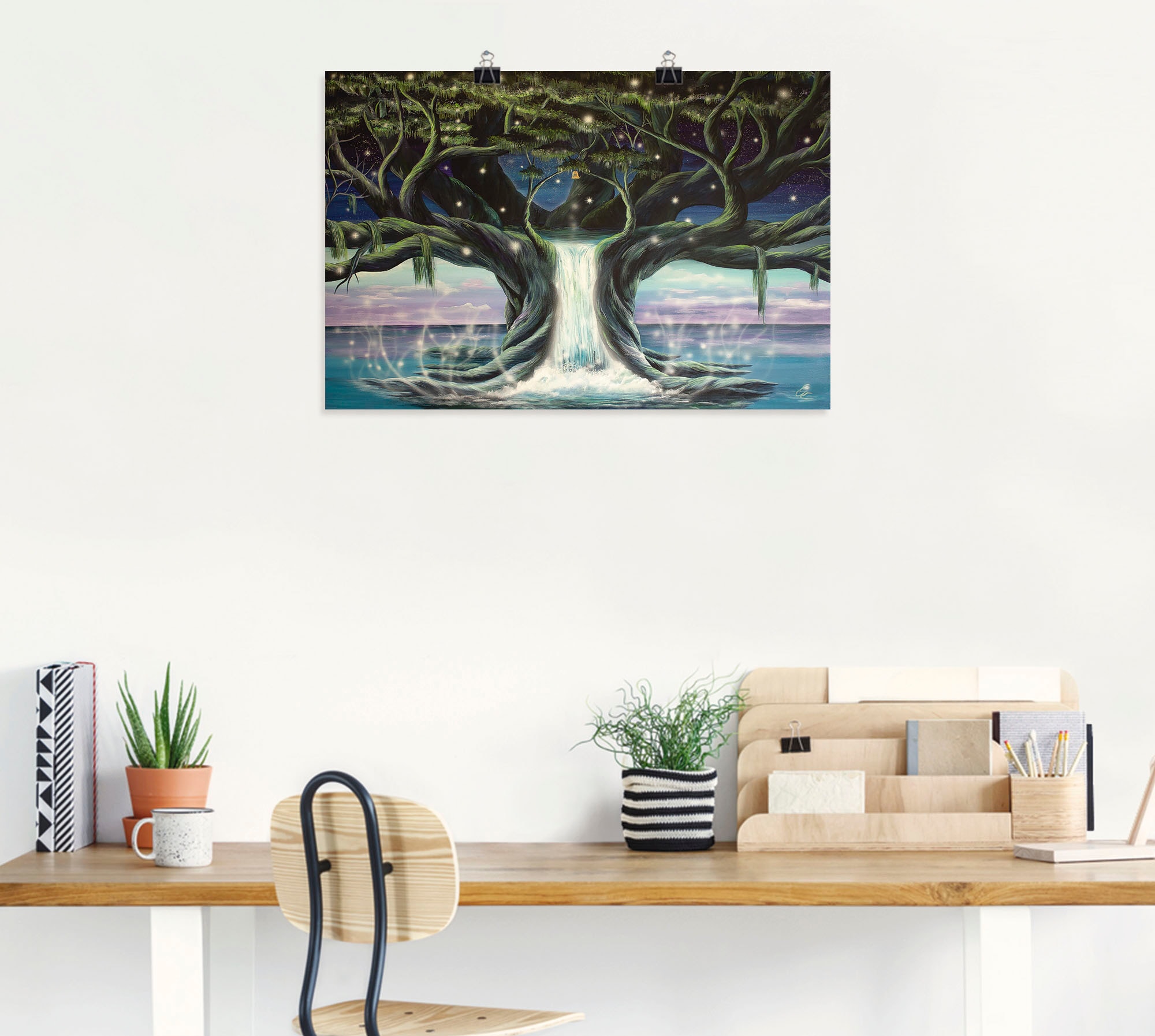 Artland Wandbild »Der Baum Wandaufkleber St.), oder Größen Landschaften, versch. als Alubild, (1 in auf Rechnung Leinwandbild, der Seelen«, Poster kaufen