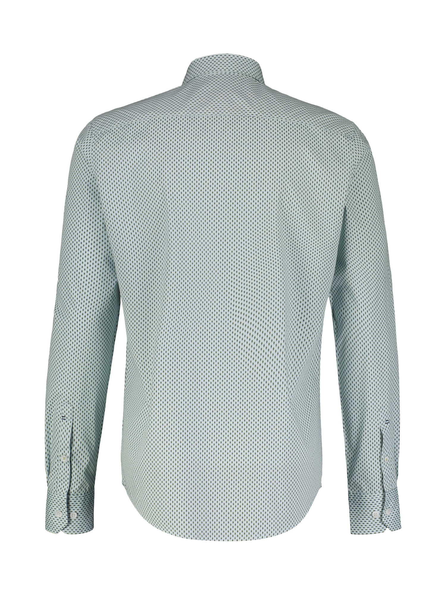 LERROS Langarmhemd »Modisches Hemd mit Haifischkragen, gemustert«