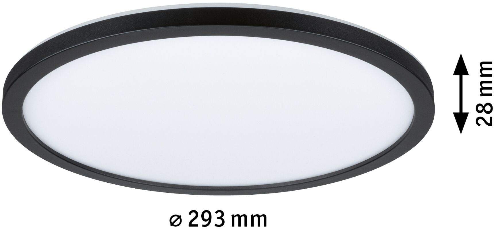 Paulmann LED Panel »Atria Shine IP20 rund 293mm 16W 2000lm 4000K«, 1 flammig, Backlight