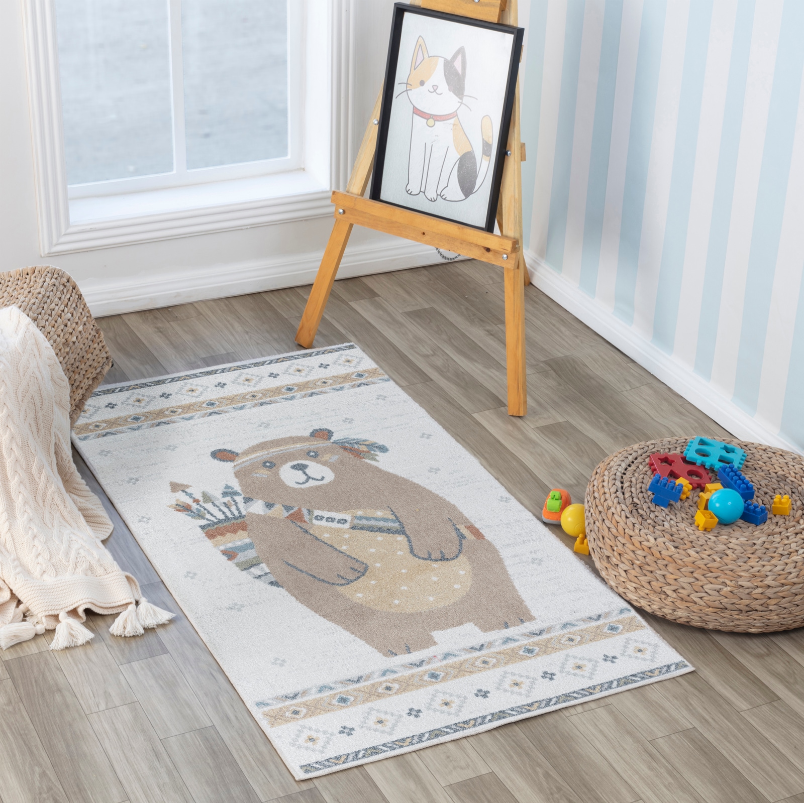 Livabliss Kinderteppich »SALZBURG«, rechteckig, 6 mm Höhe, Kids