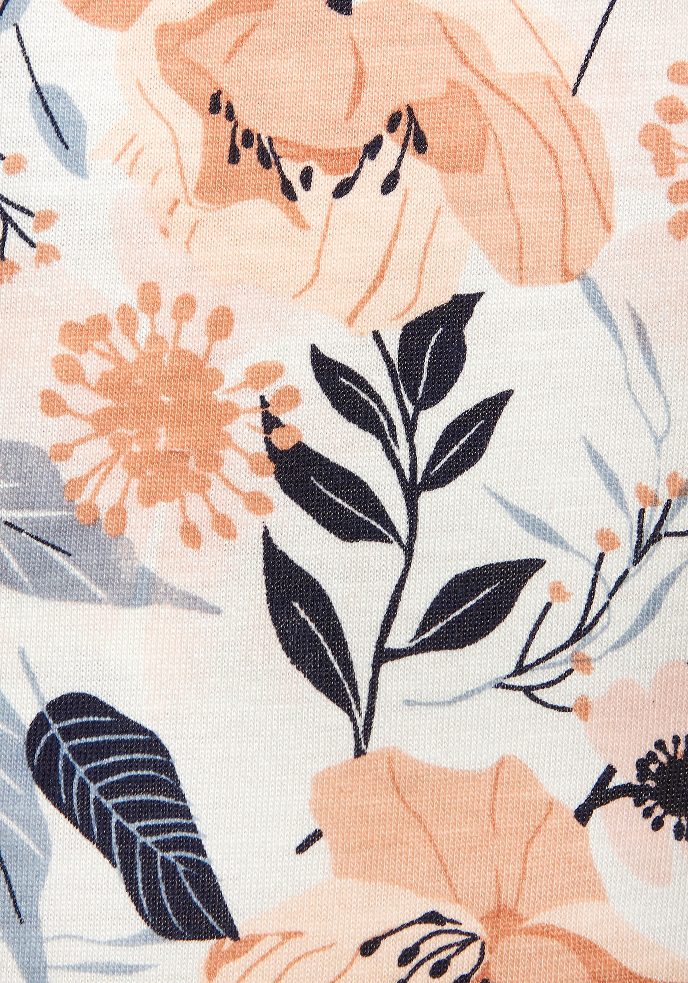 Vivance Dreams Nachthemd 1-teilig,  Brusttasche mit aufgesetzter Brusttasche