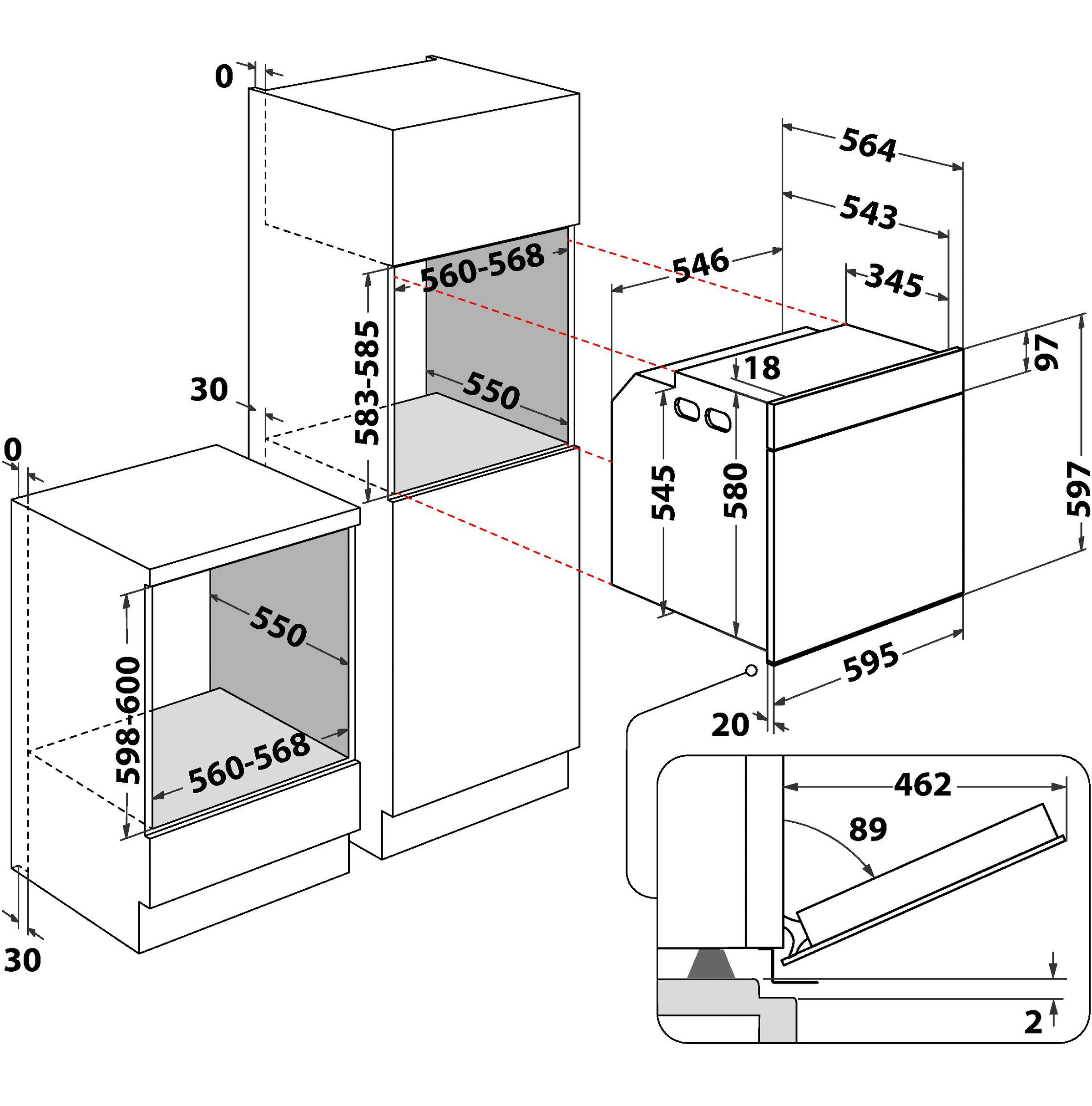 BAUKNECHT Einbaubackofen  »BBI4S8HM1SK«, mit 1-fach-Teleskopauszug, Hydrolyse, AirFry-Funktion, Pizzafunktion, 1-fach-Teleskopauszug, Gentle Steam