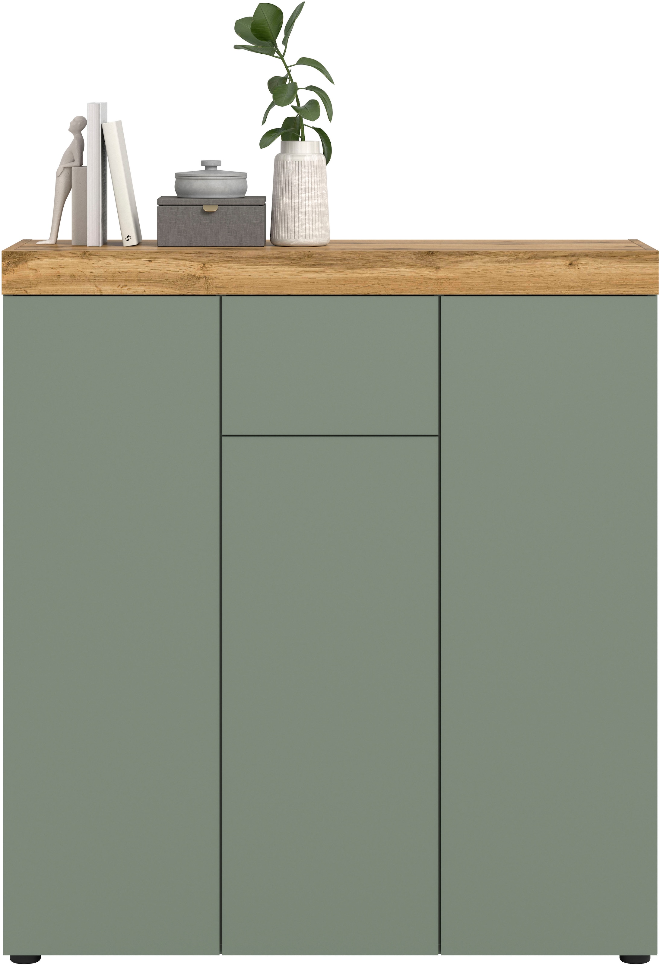 OTTO home Highboard »MAMBO, TOPSELLER!, Höhe 115 cm, in verschiedenen Farben erhältlich« 2 farbige Ausführung, in verschiedenen Farben erhältlich, 1 Stk. tlg. Kommode, Sideboard, Wohnzimmer, Schlafzimmer