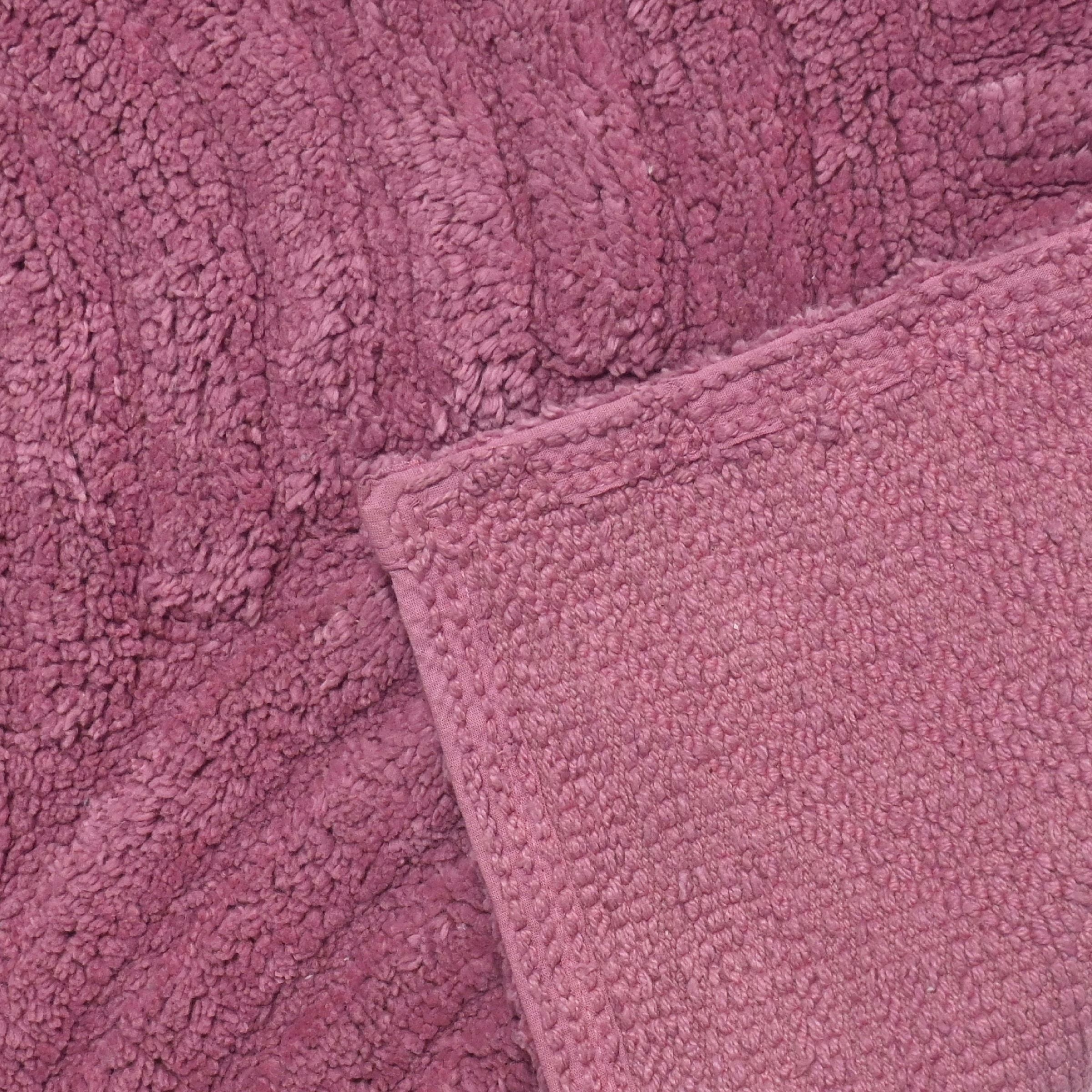 my home Badematte »Juna, Badvorleger, Badezimmer Teppich, Zen, Scandi, Boho«, rutschhemmend beschichtet, fußbodenheizungsgeeignet, Baumwolle, Hoch-Tief-Effekt, weich