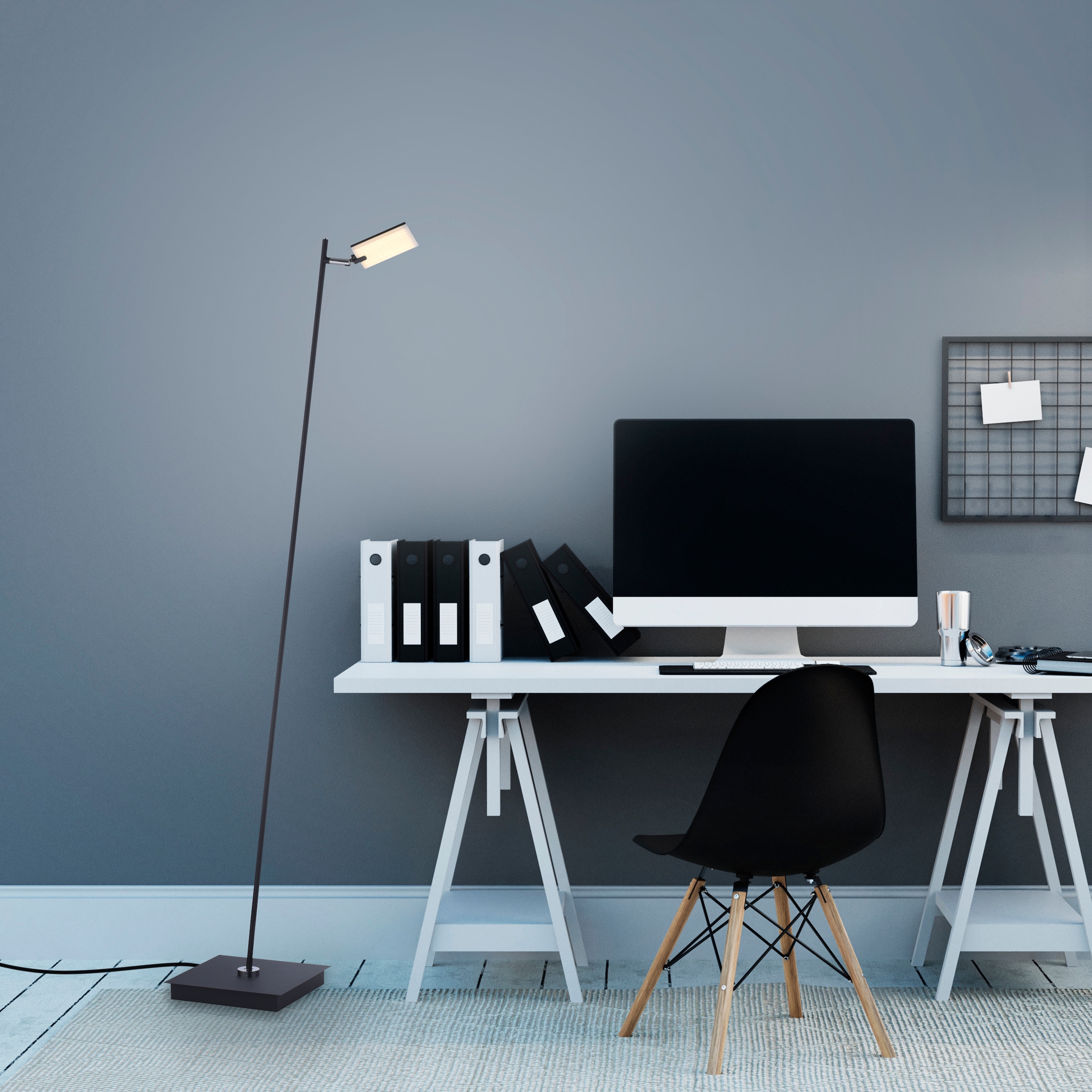 Neuhaus PURE LED Stehlampe »PURE Mira« LED-Board 1 Stk. warmweiß - kaltweiß Dimmbar, CCT, Fußschalter, Fernbedienung, drehbar
