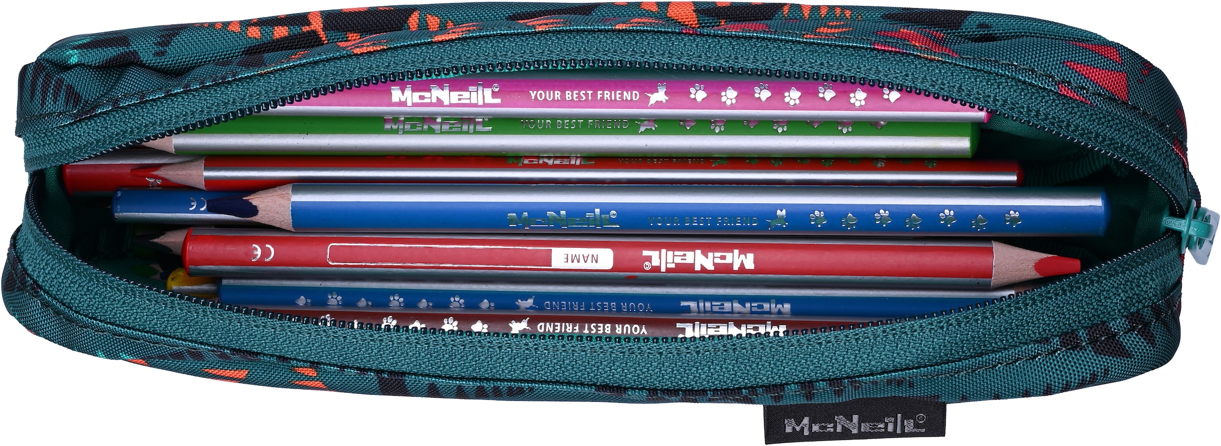 McNeill Schulranzen »Primo, inkl. Etui, Turnbeutel,« Reflektierende Streifen auf den Schultergurten;Retroreflektierende Flächen