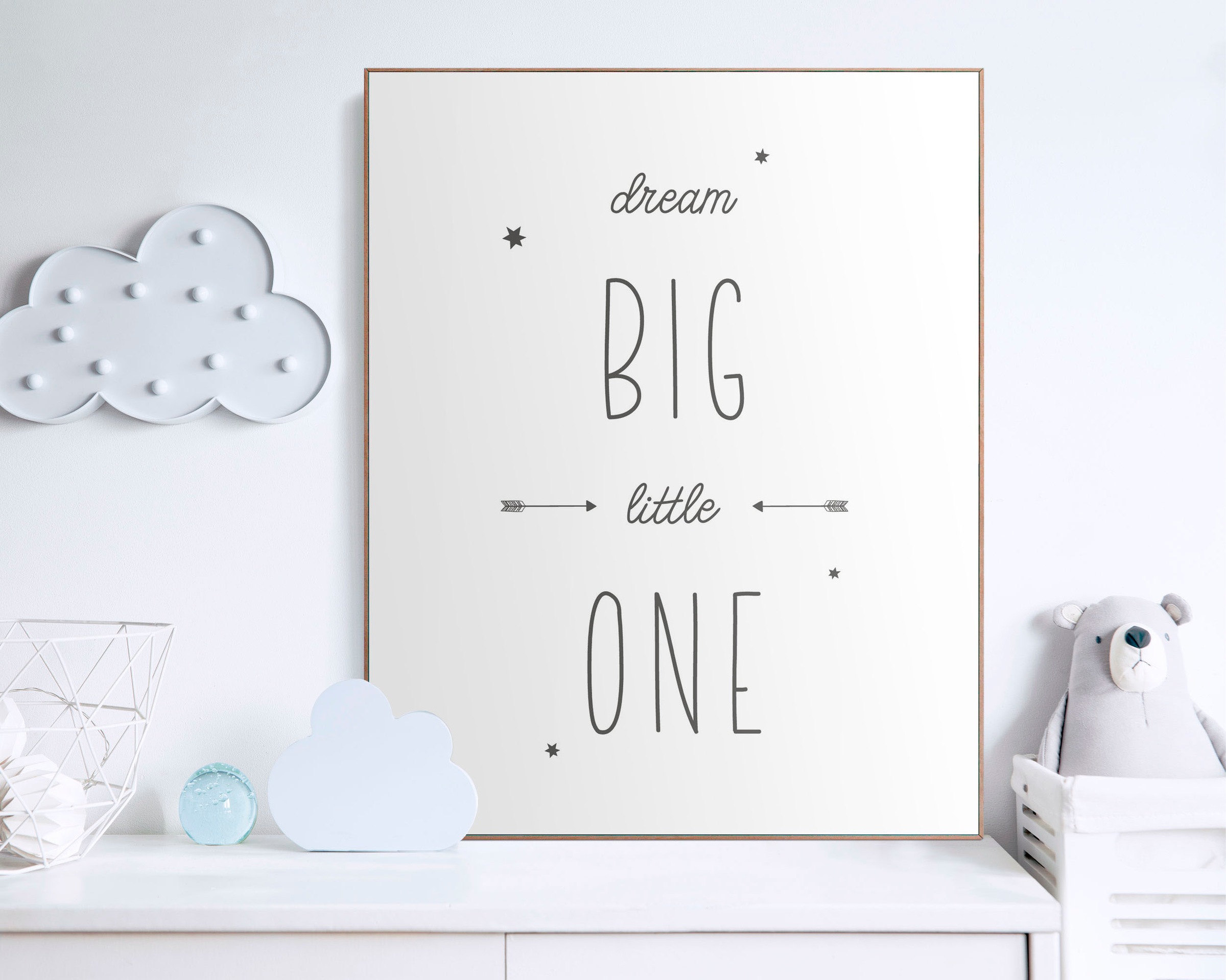 Reinders! Bild mit Rahmen »Dream Big Little One«, (1 St.)