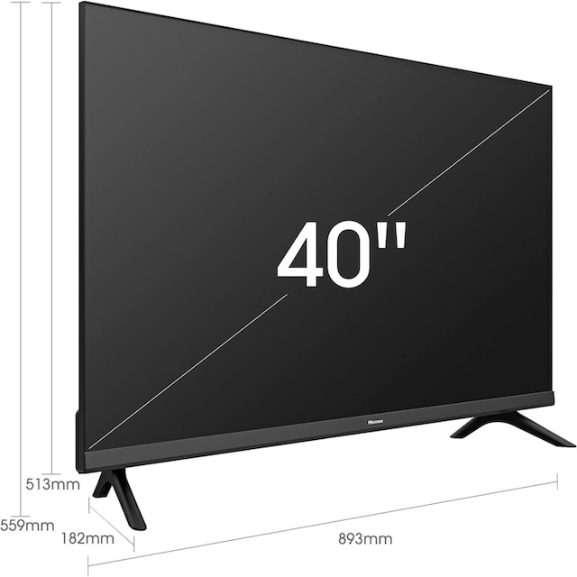 vizual chirci Resort  Hisense LED-Fernseher »40A4FG«, 100 cm/40 Zoll, Full HD, Smart-TV ➥ 3 Jahre  XXL Garantie | UNIVERSAL