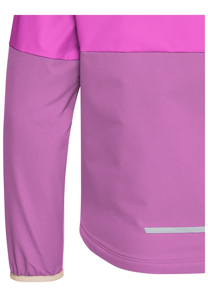 Jack Wolfskin Softshelljacke »SANDBIRD HOODED JKT K« mit Kapuze Winddicht, atmungsaktiv, Übergangsjacke