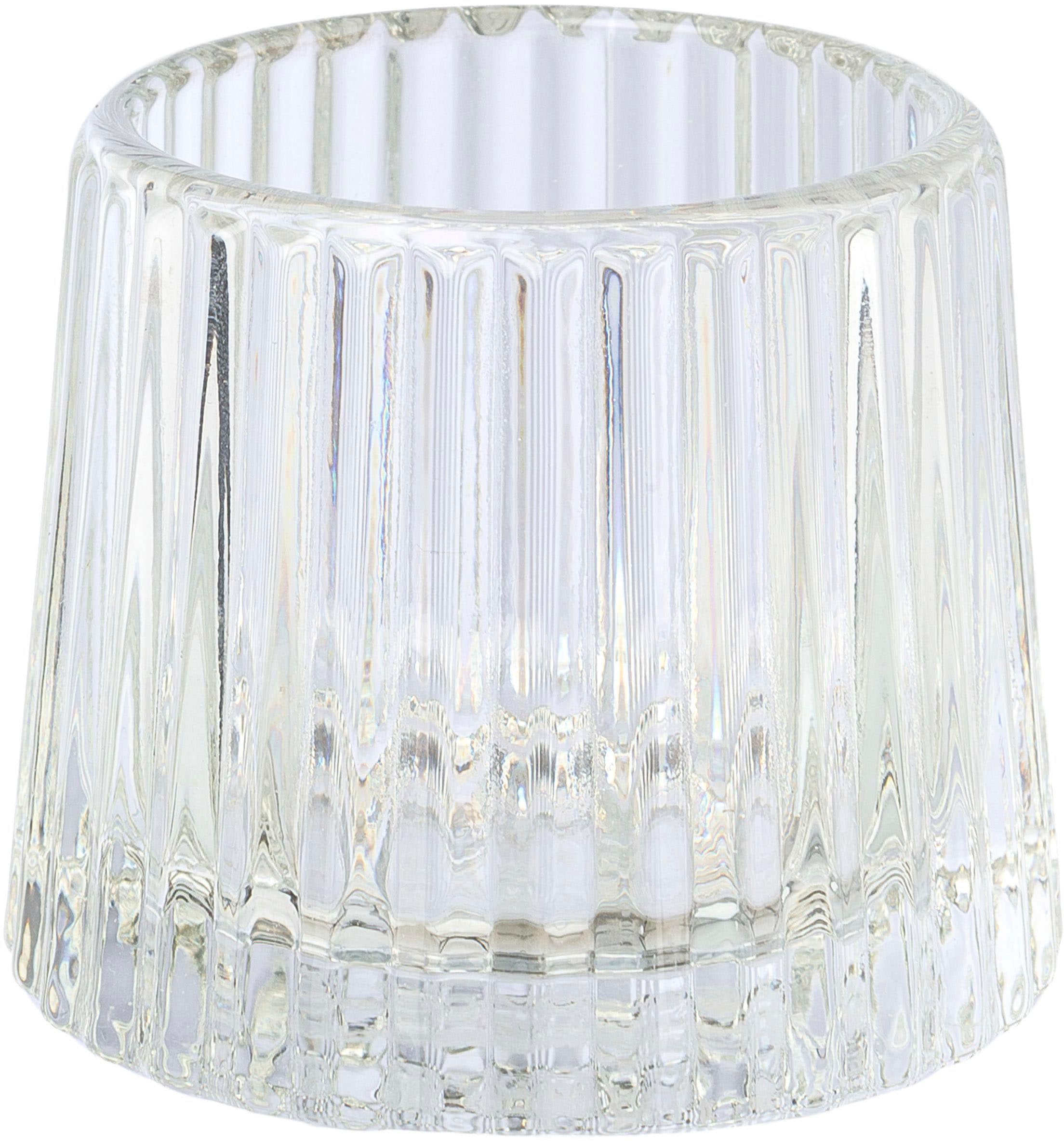 Home affaire Teelichthalter »Kerzenhalter Lunery«, (Set, 5 St.), aus  hochwertigem Glas bequem kaufen