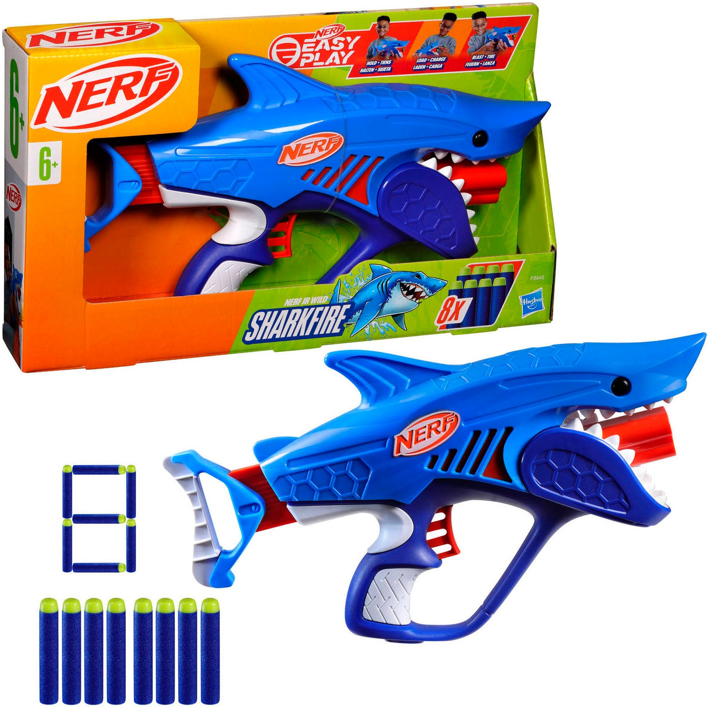 Hasbro Blaster »Nerf Jr Wild Sharkfire«