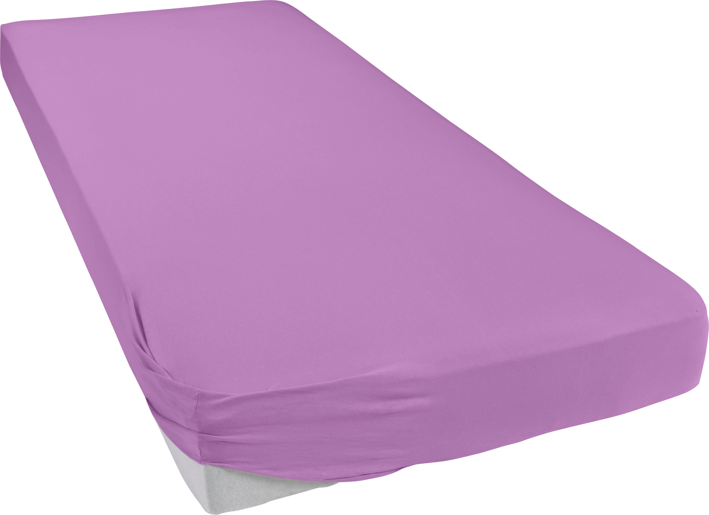 bellana Spannbettlaken "bellana Aqua mit Elasthan, 160 g/m²" Spannbetttuch für Matratzen bis 35cm Höhe, bügelfrei, faltenfrei