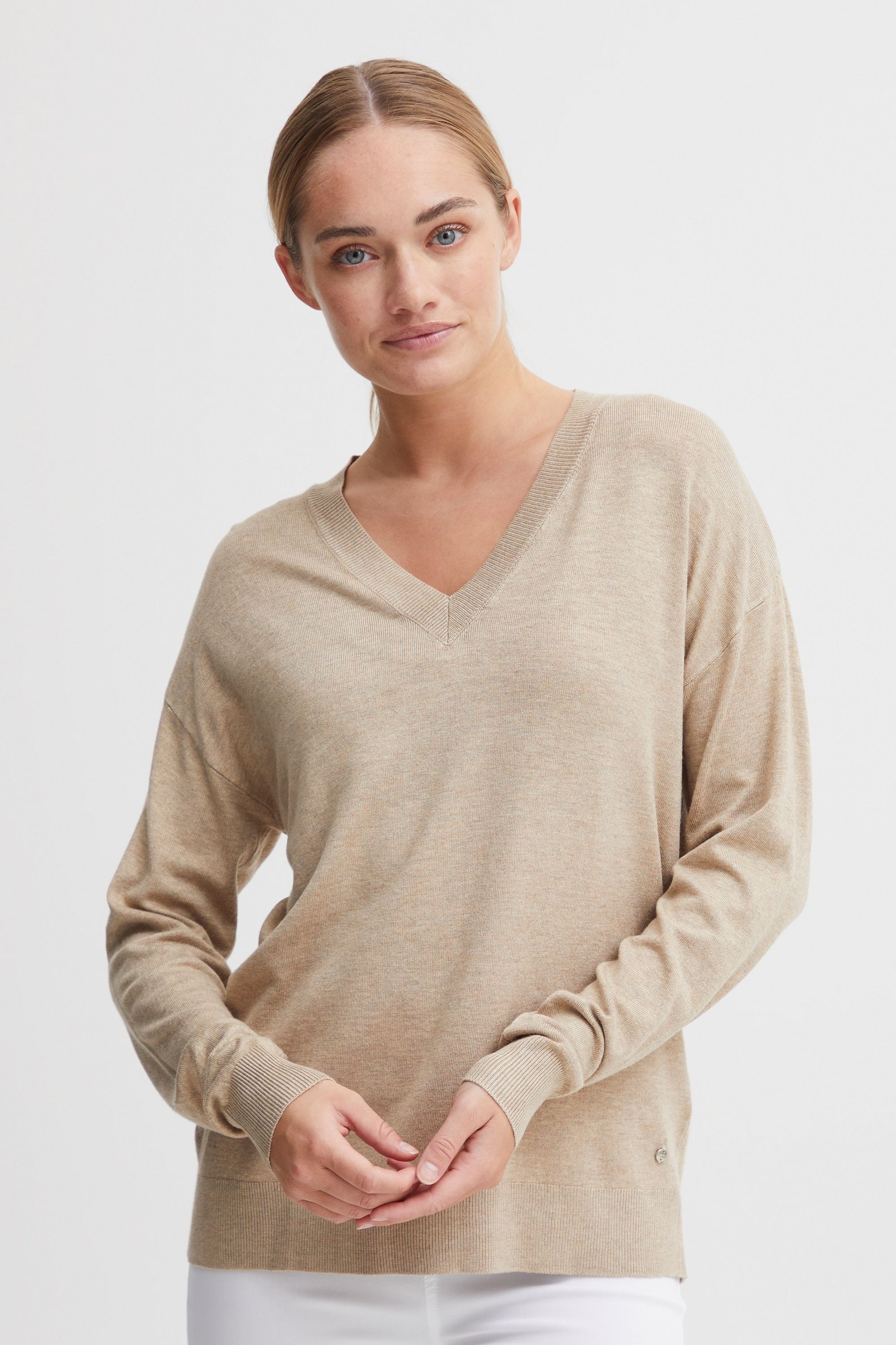 OXMO Strickfleece-Pullover »Strickpullover OXHelle«